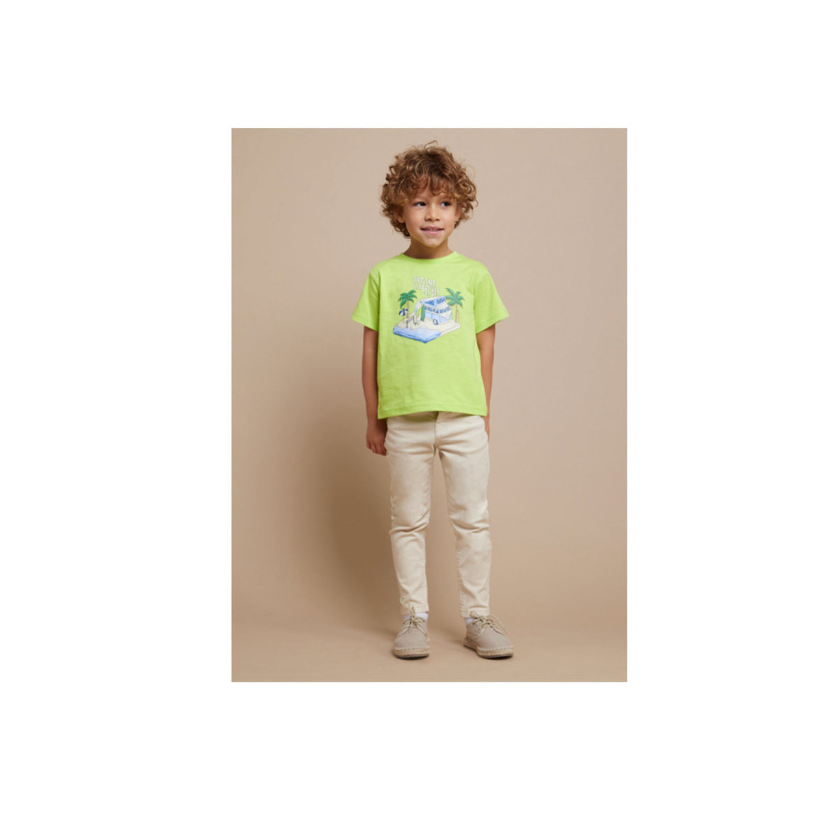 Neutral Twill Boys Pant