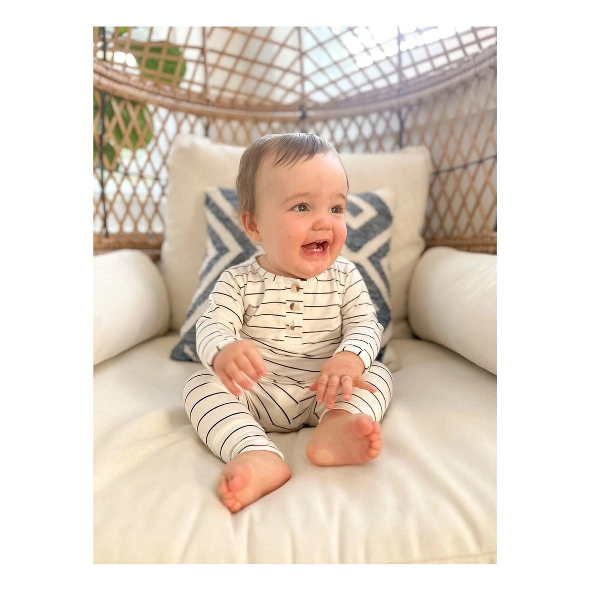 Onyx Stripes 3-Piece Newborn Set