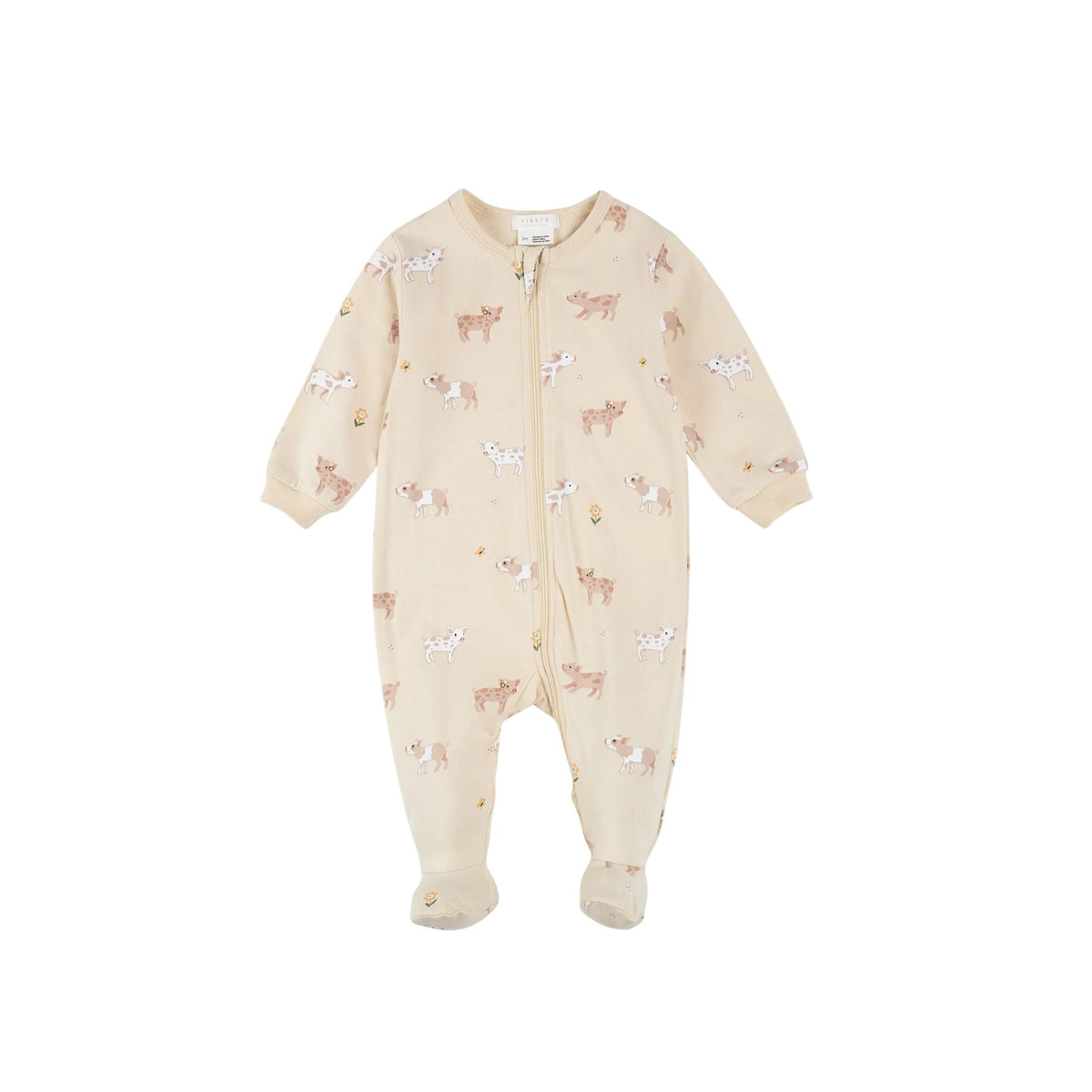 Piglet Print Footed Sleeper