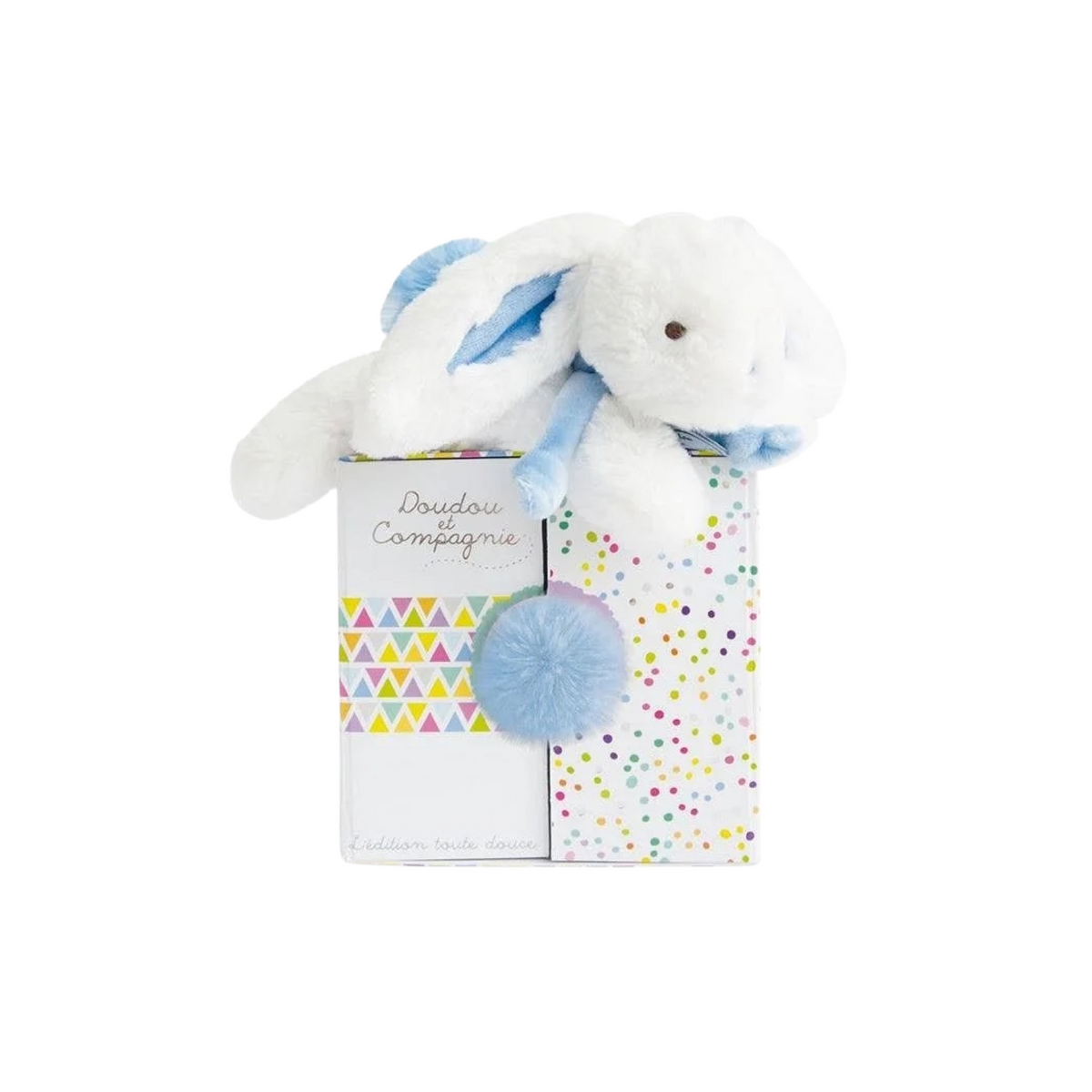 Plush Bunny With Pom Pom Tail