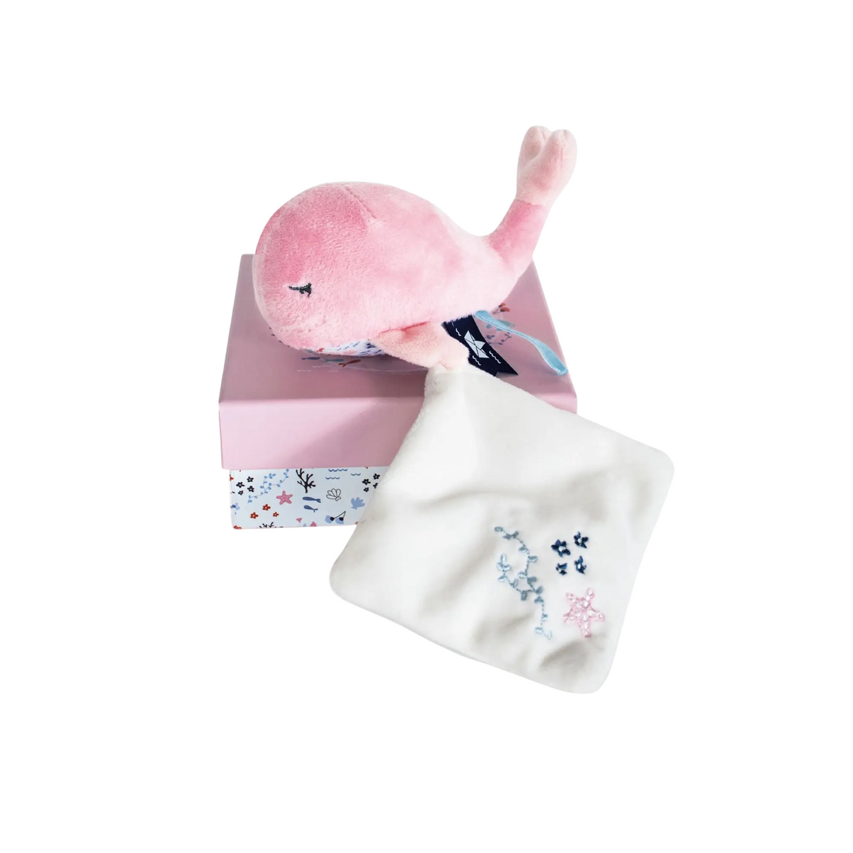 Plush Whale with Doudou Blanket