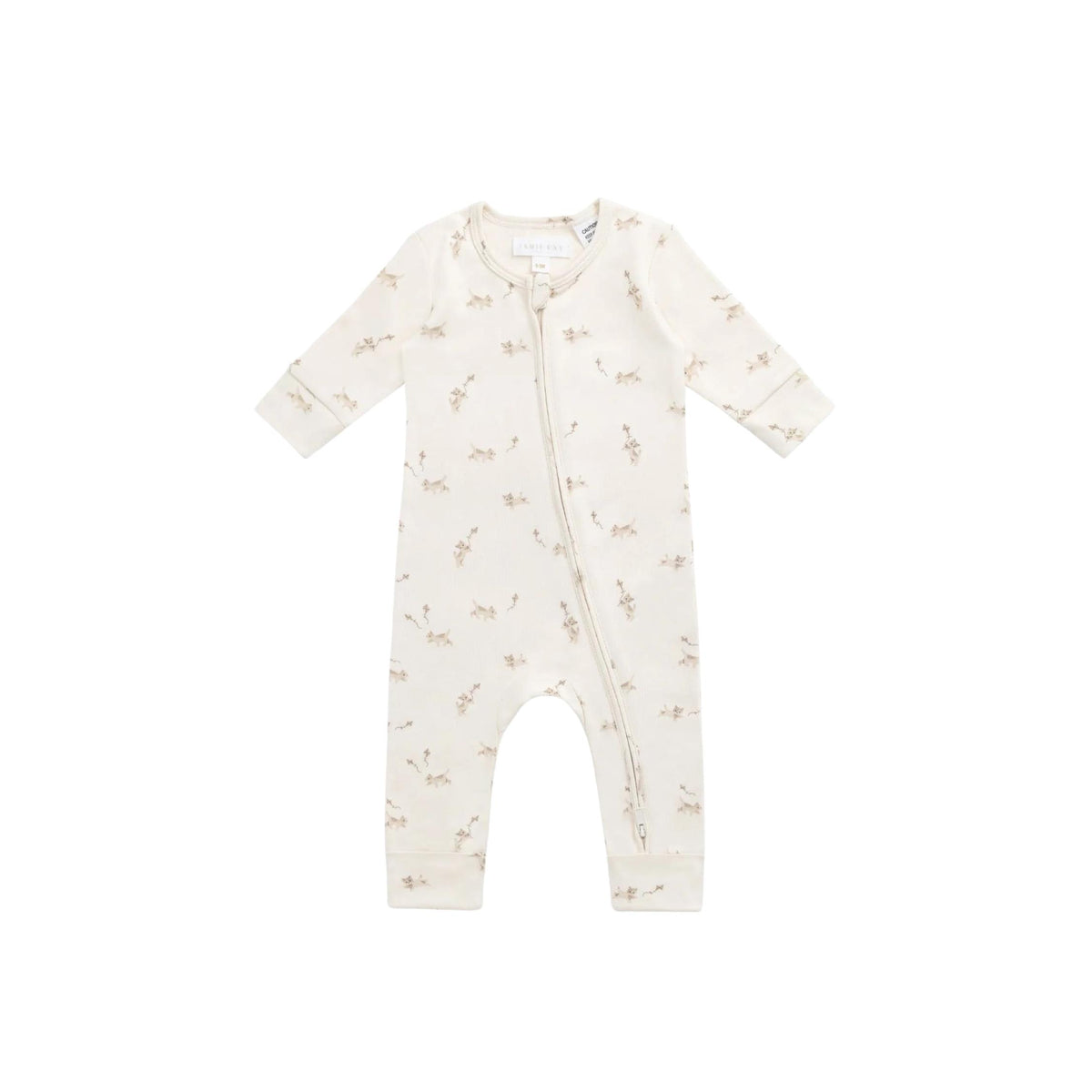 Reese Zip Sasha Puppy Print Romper