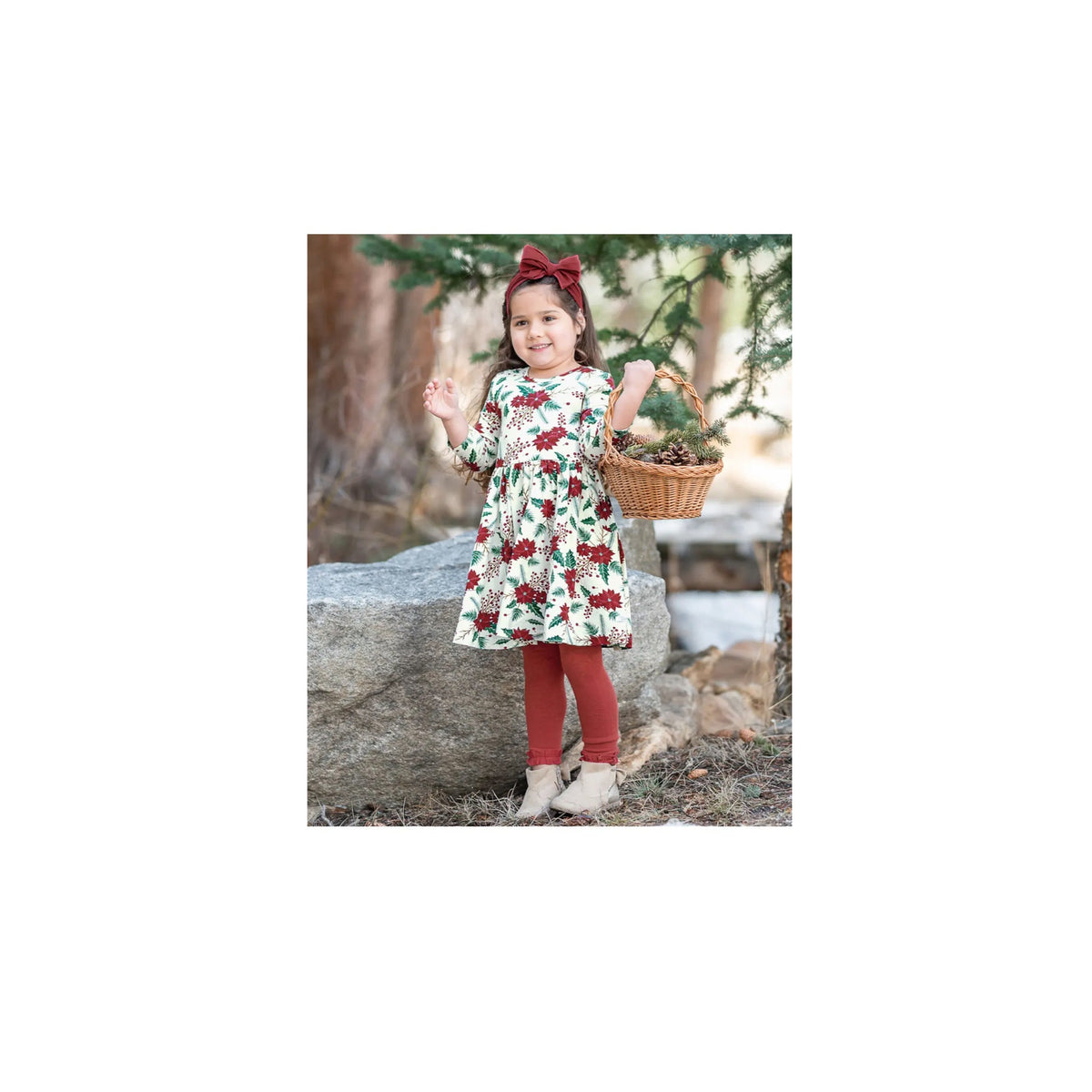 Rosewood Ruffled Tights