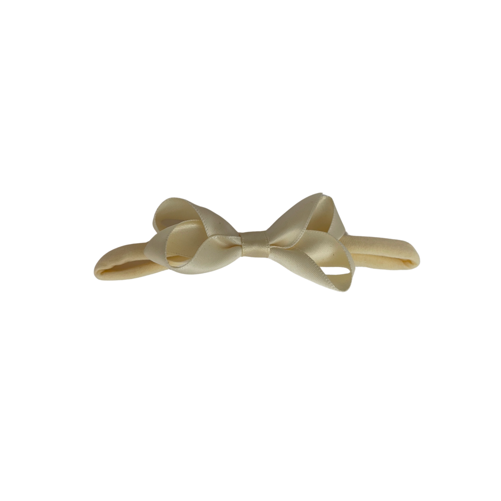 Satin Bow Nylon Headband