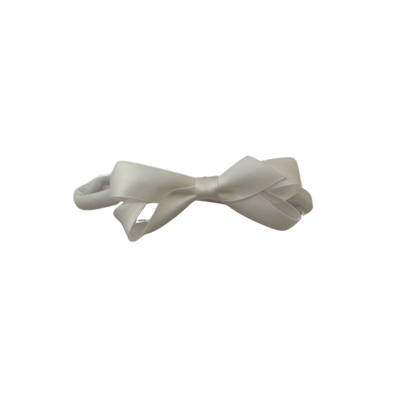 Satin Bow Nylon Headband