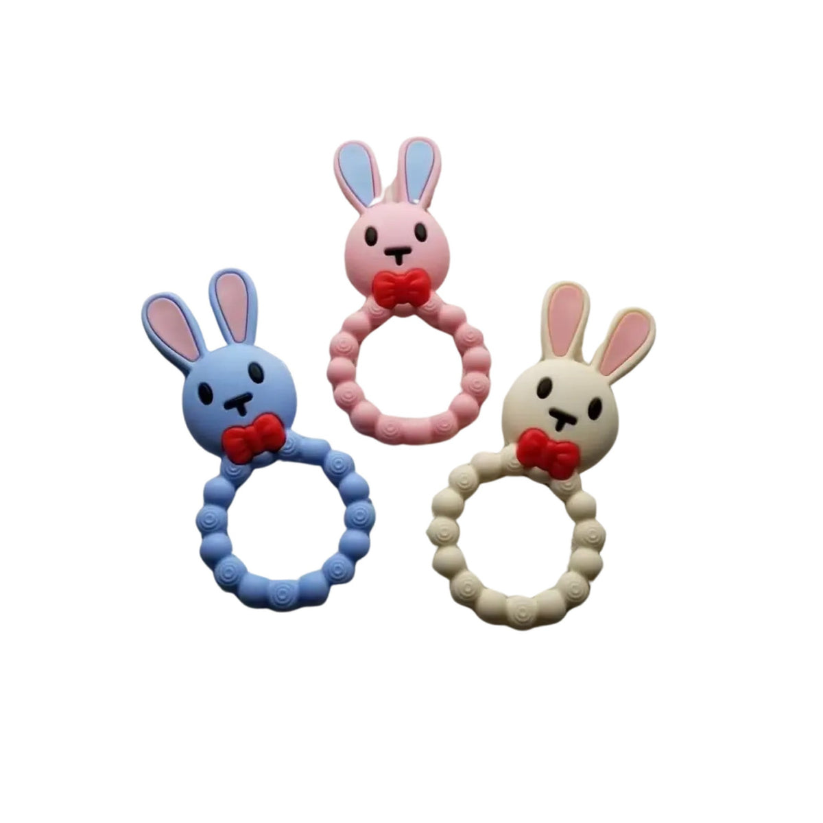 Silicone Bunny Teething Ring