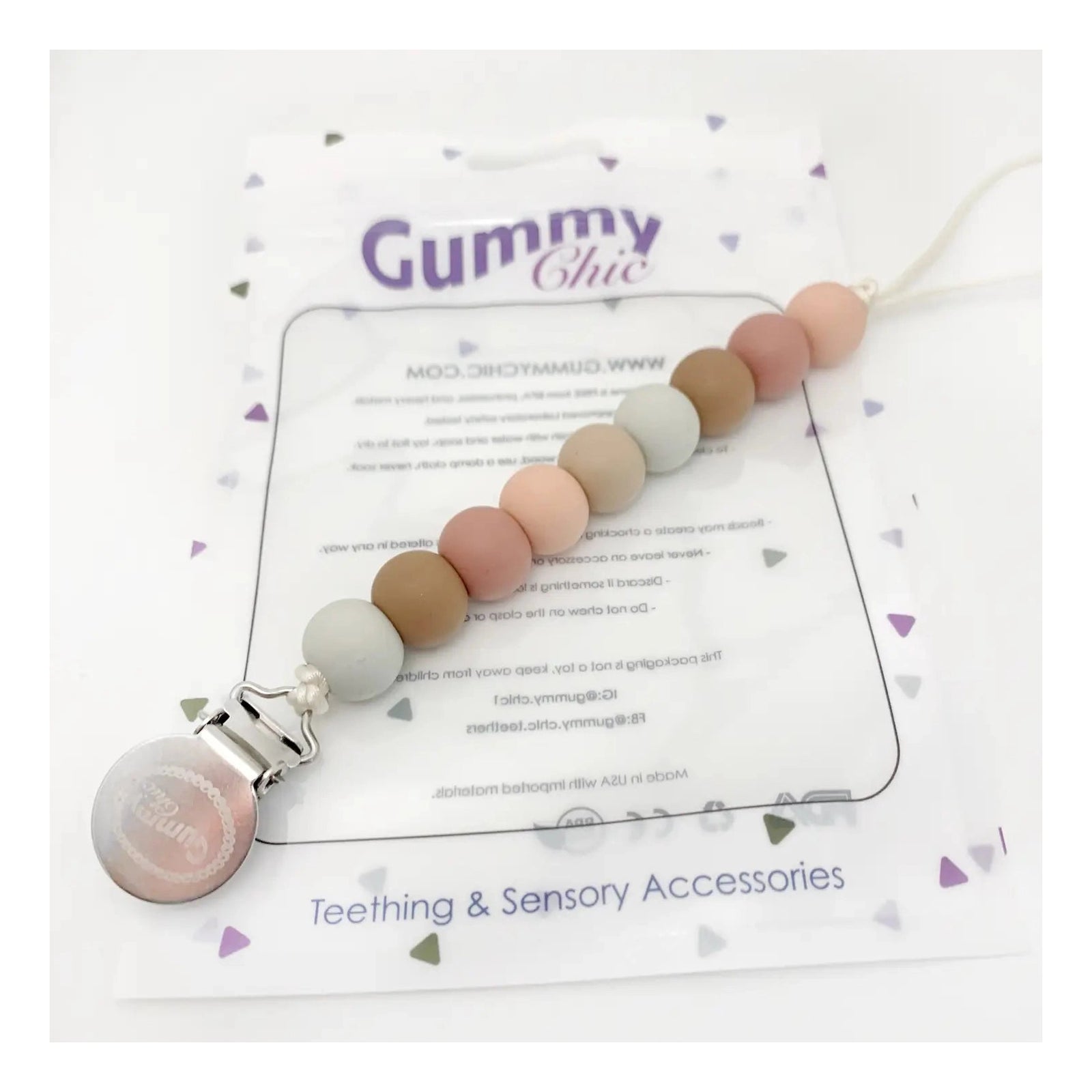 Silicone Pacifier Clip