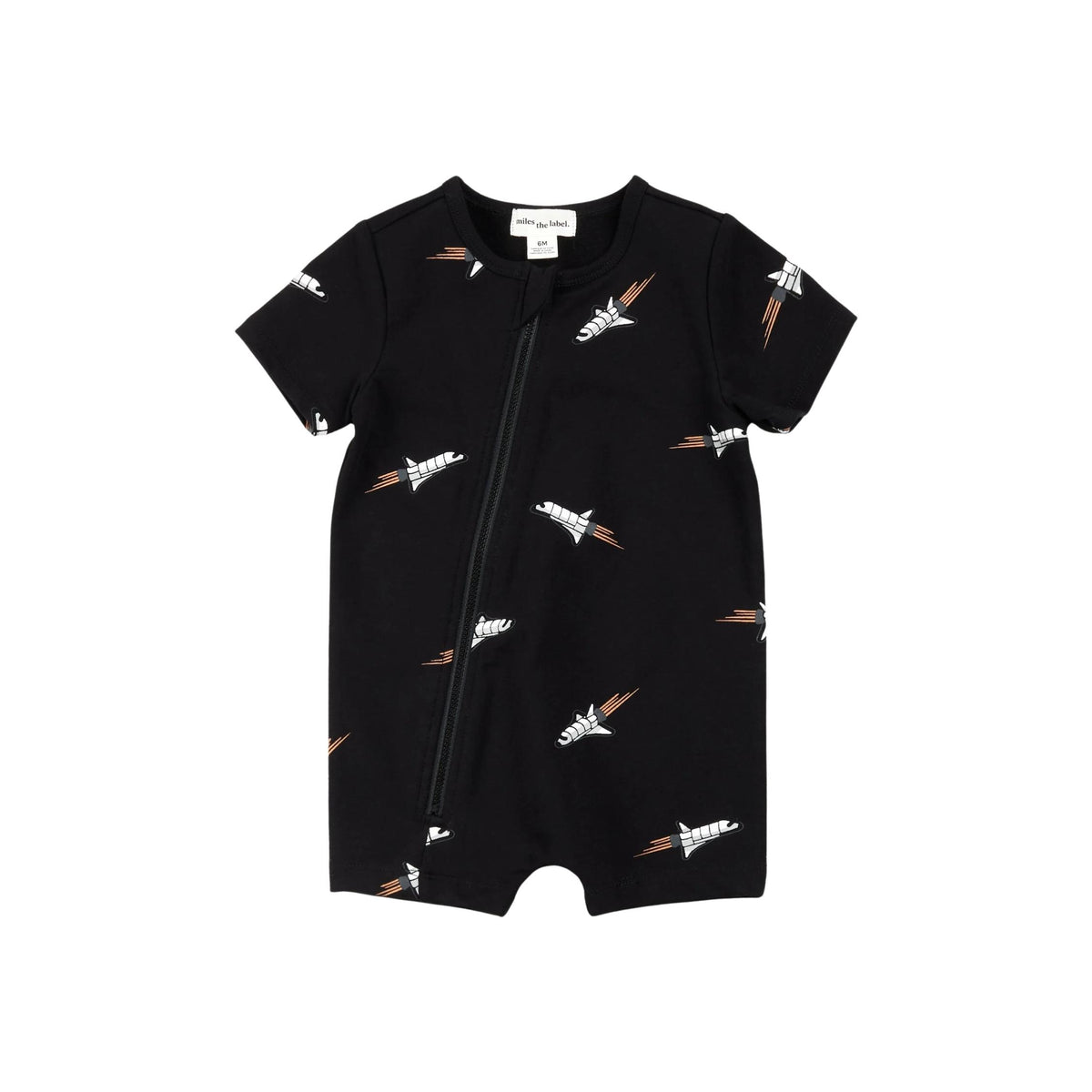 Space Shuttle Print Boys’ Romper