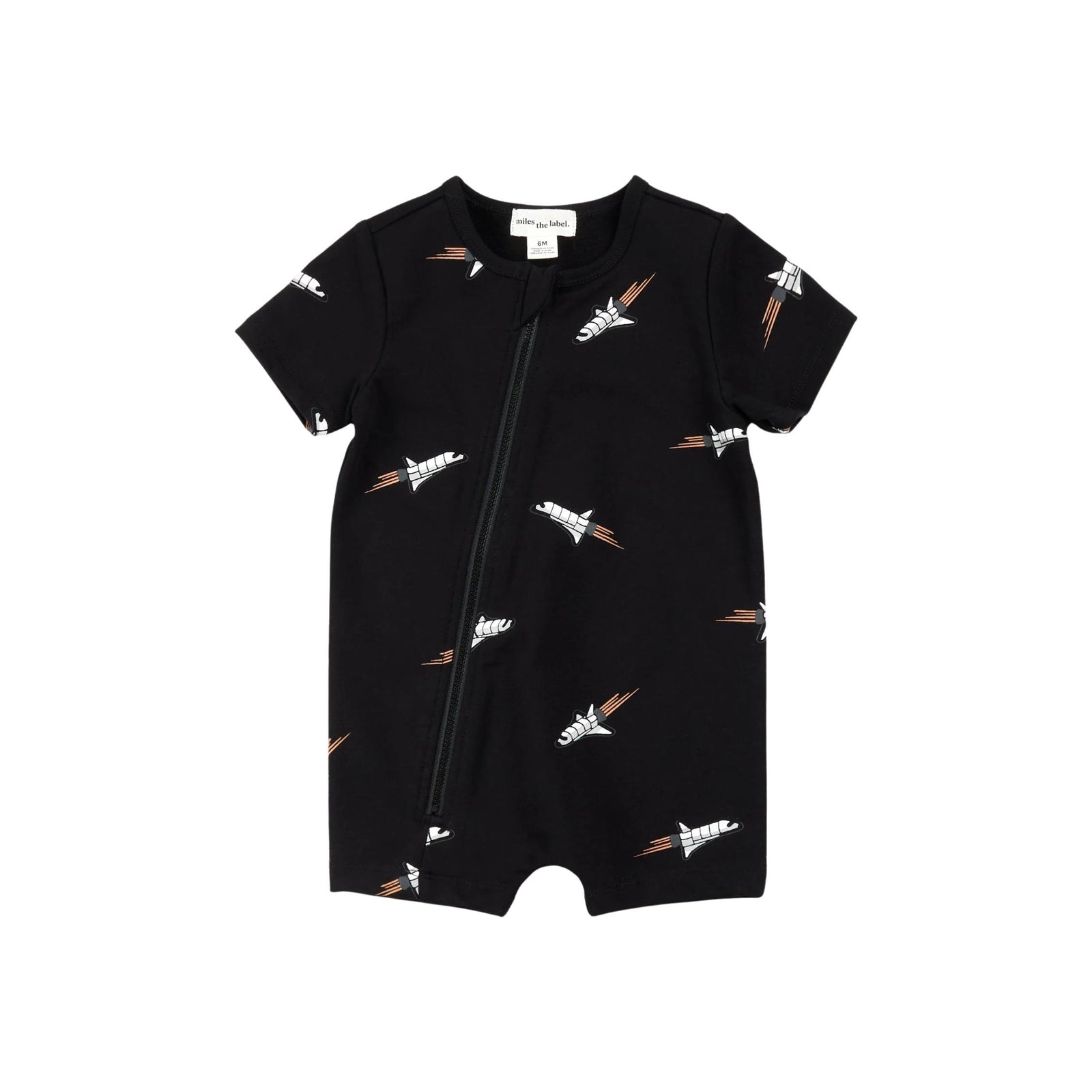 Space Shuttle Print Boys’ Romper