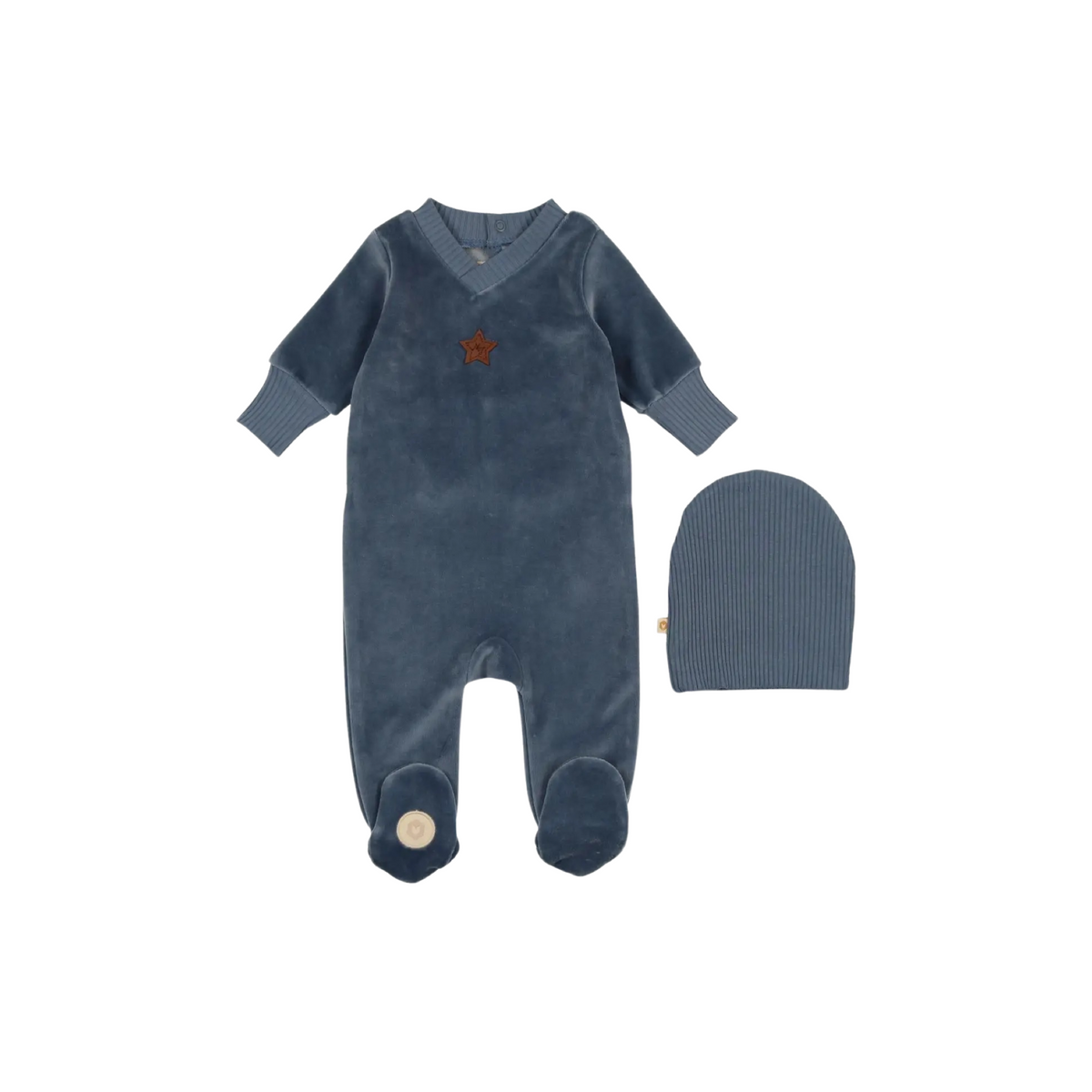 Starring Collection Blue Footie &amp; Hat