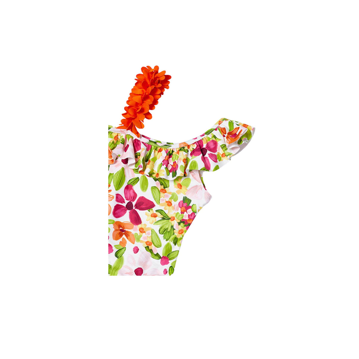 Summer Flowers Girls Swimsuit