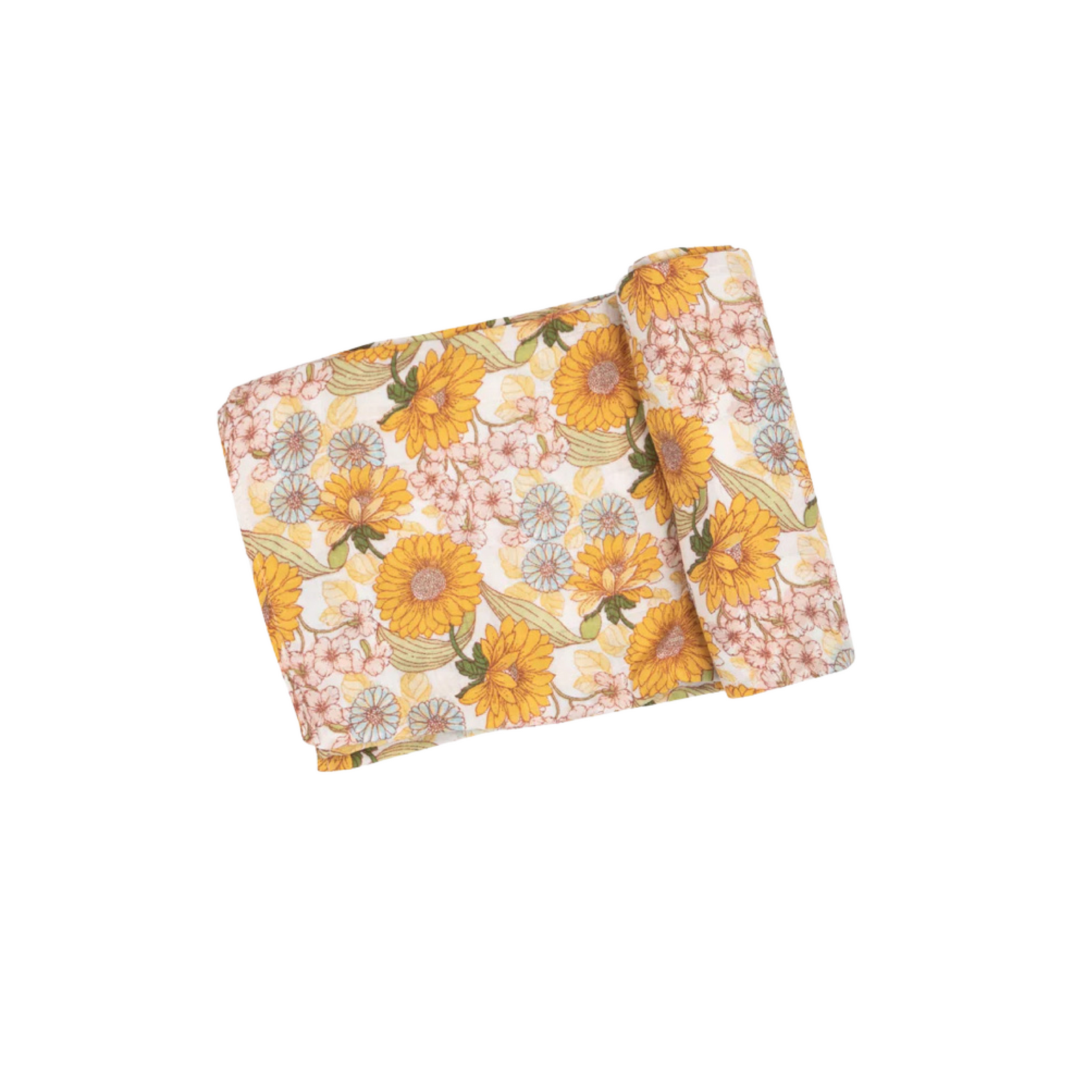 Sunflower Swaddle Blanket