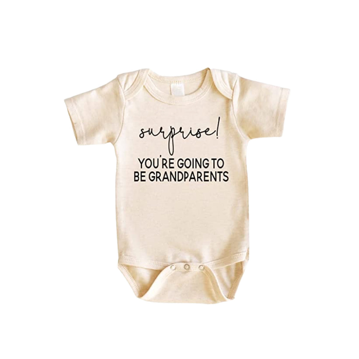 Surprise! Your Going To Be Grandparents Announcement Onesie
