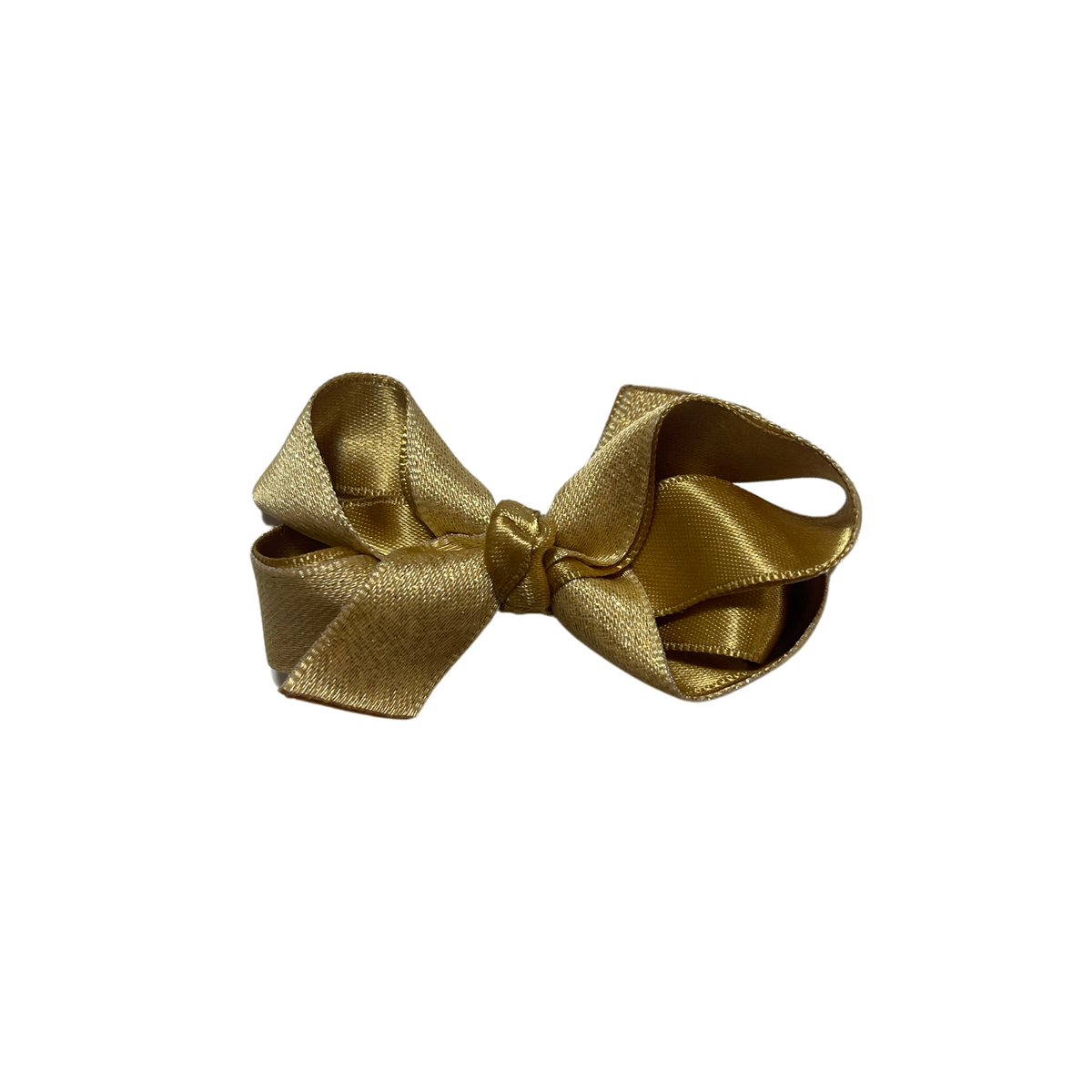 Tiny Glitter Satin Overlay Bow