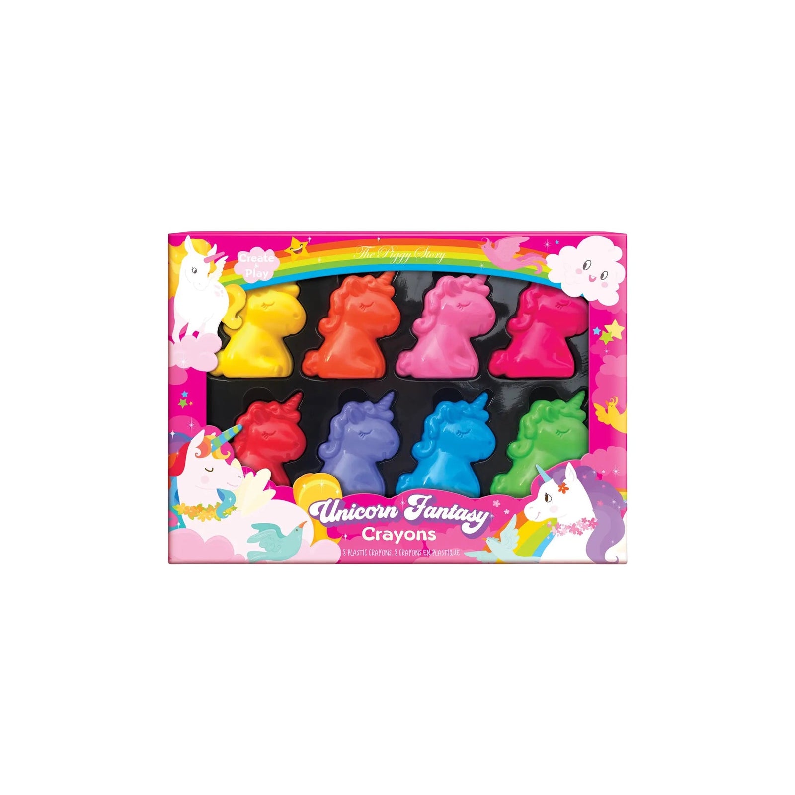 Unicorn Shaped Fantasy Crayons