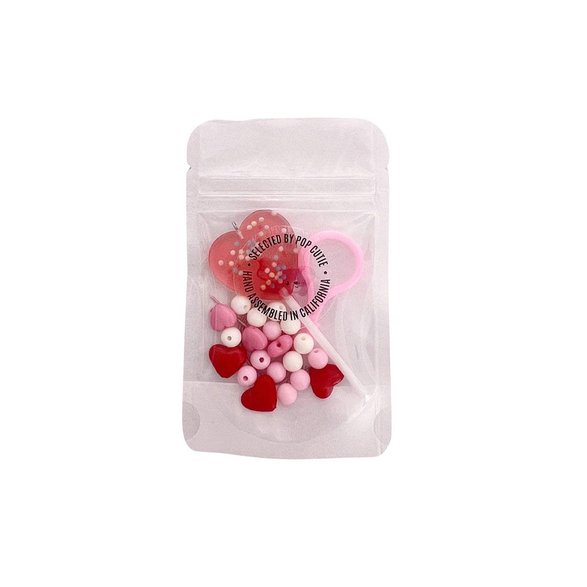 Valentine Lollipop DIY Keychain Charm Gift Set