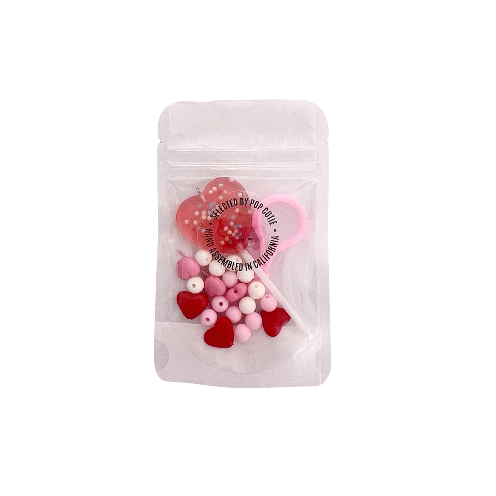 Valentine Lollipop DIY Keychain Charm Gift Set