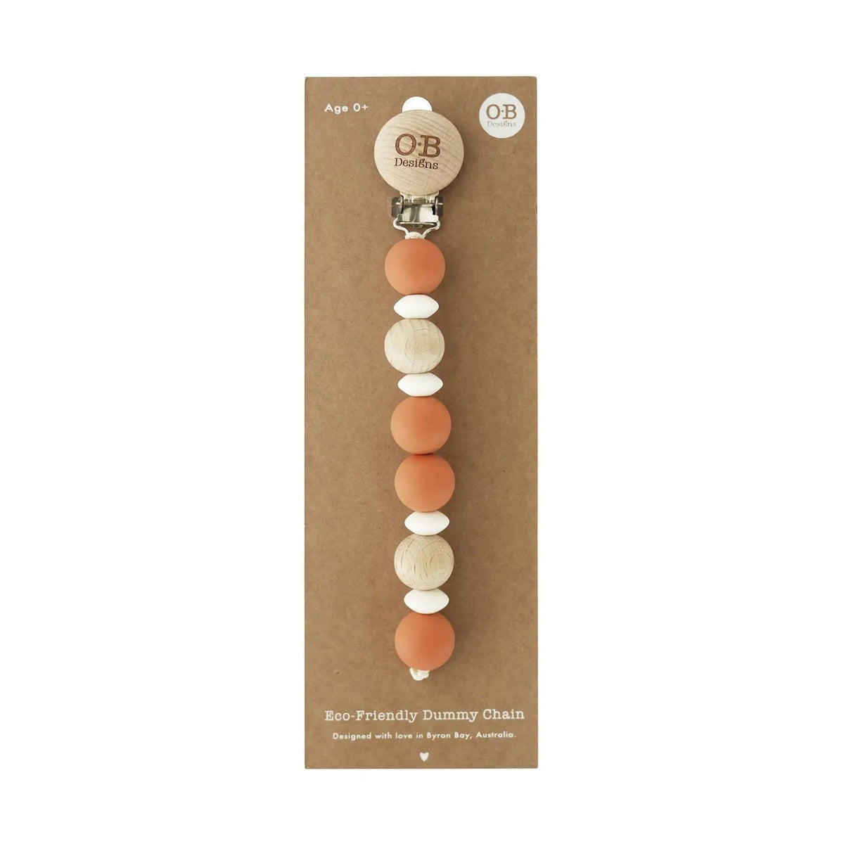 Wooden And Silicone Eco Friendly Pacifier Chain