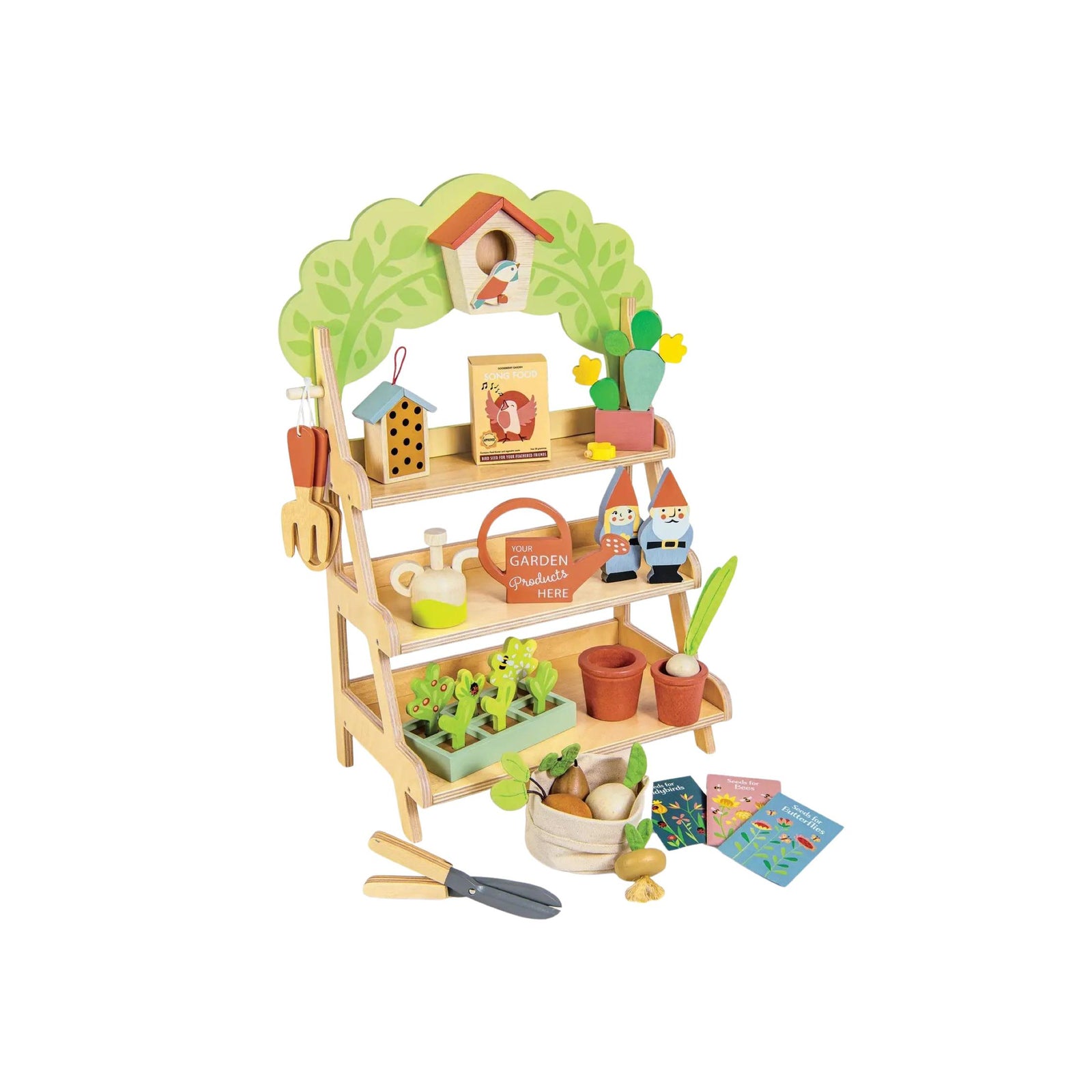 Wooden Garden Center Play Set