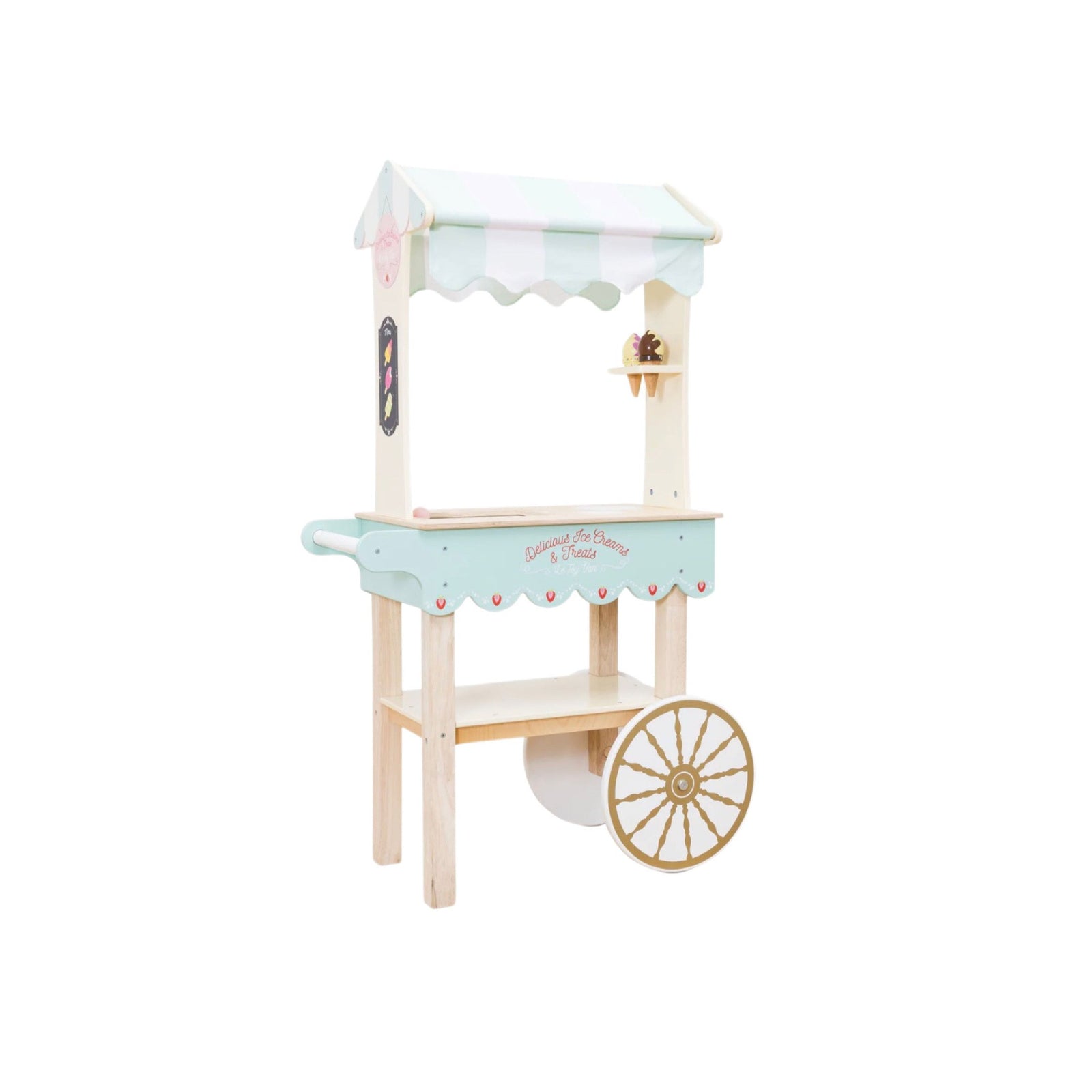 Wooden Ice Cream Trolley