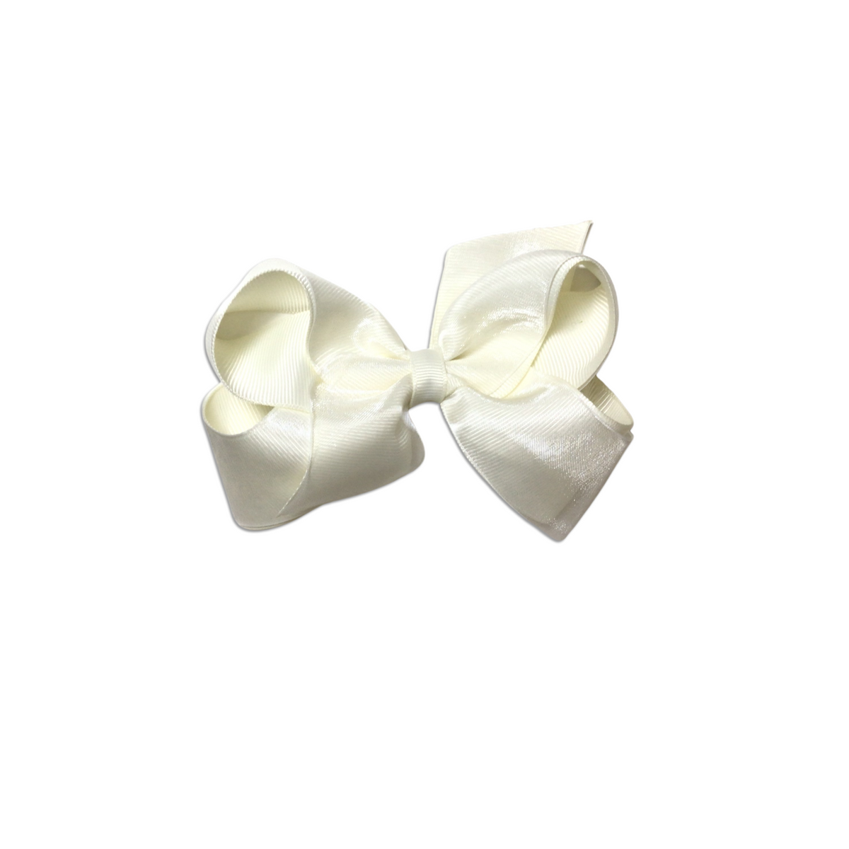 X Small Organza Bow Clip