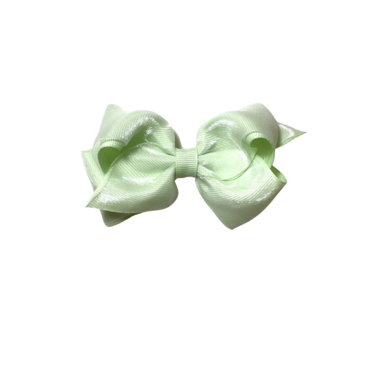 X Small Organza Bow Clip