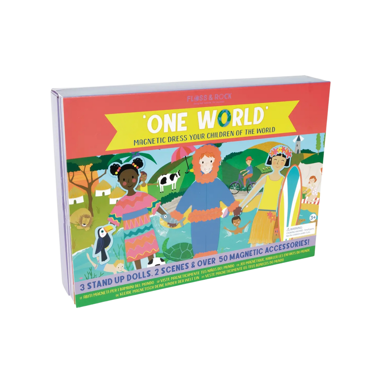 One World Wooden Magnetic Dress Up Play Scene