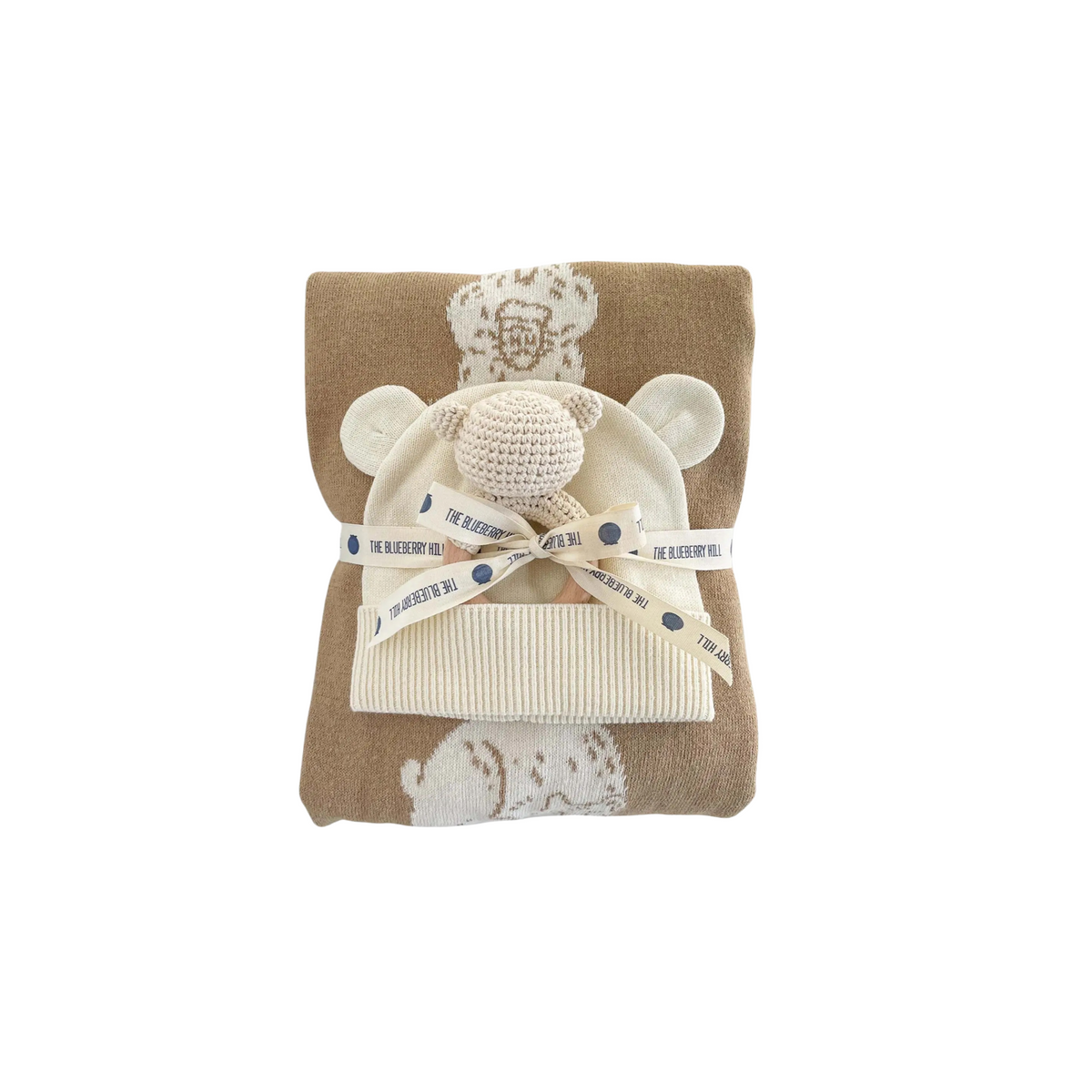 Honey Bear Blanket Gift Set
