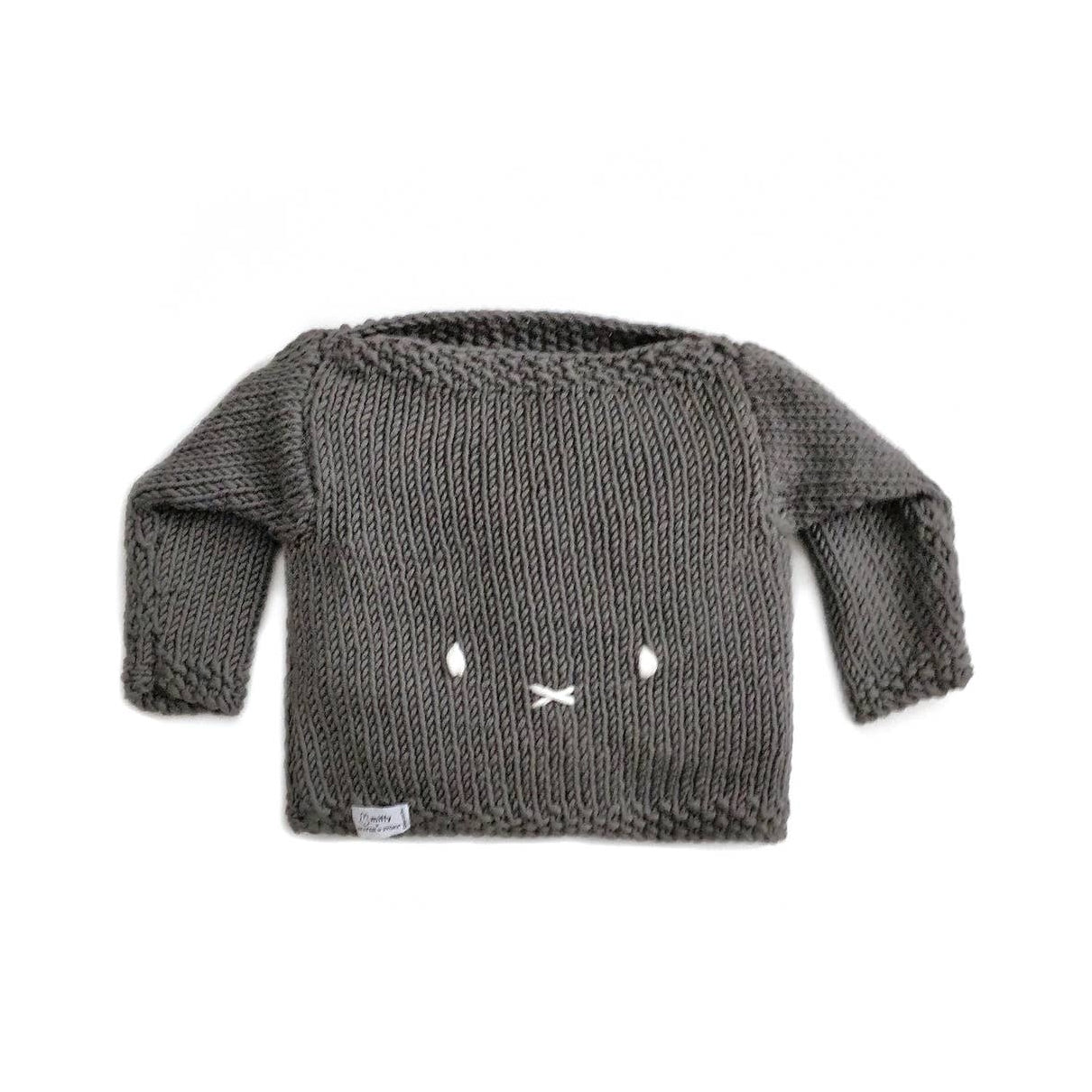 Pebble Grey Miffy Sweater Knitting Kit