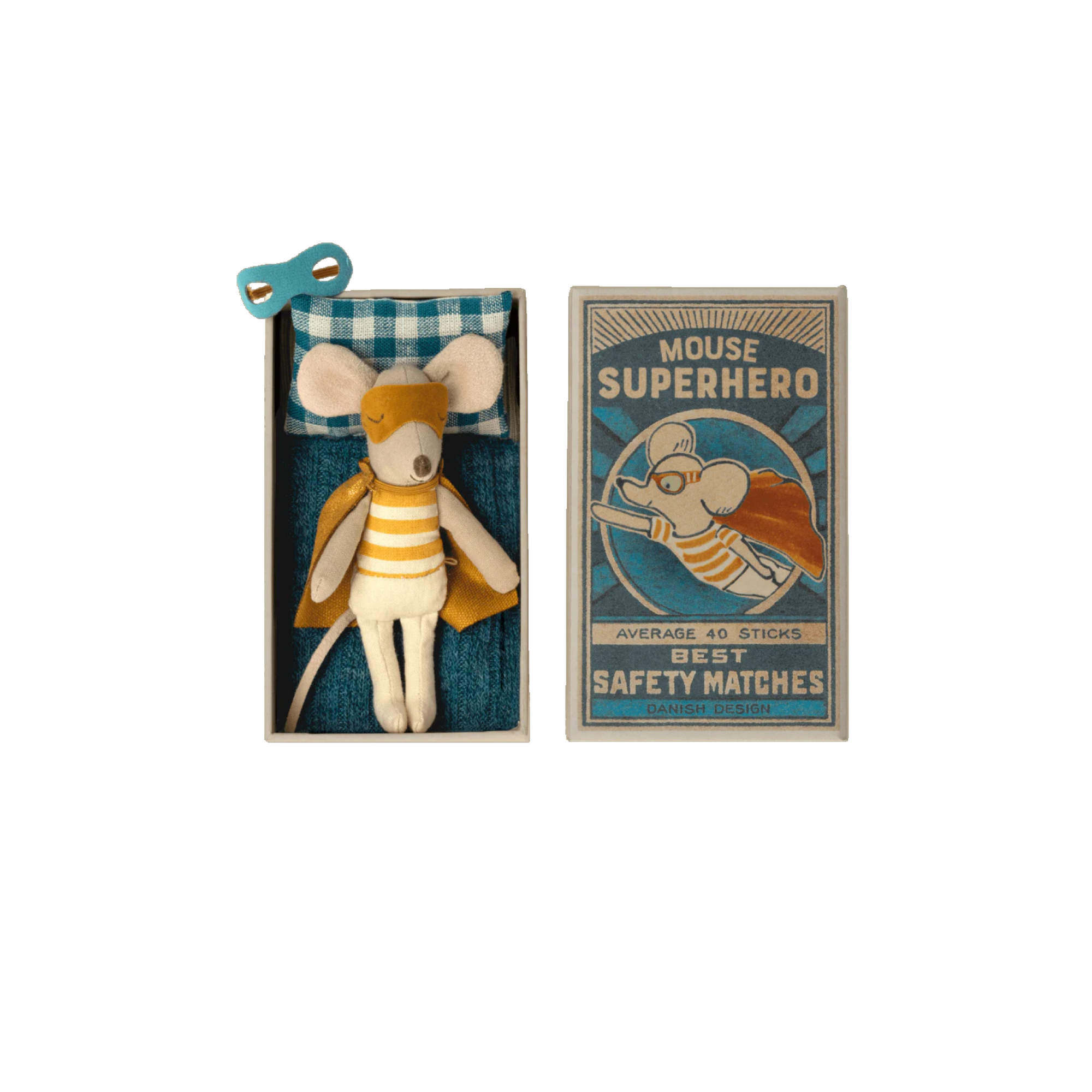Super Hero Mouse Little Brother In Matchbox