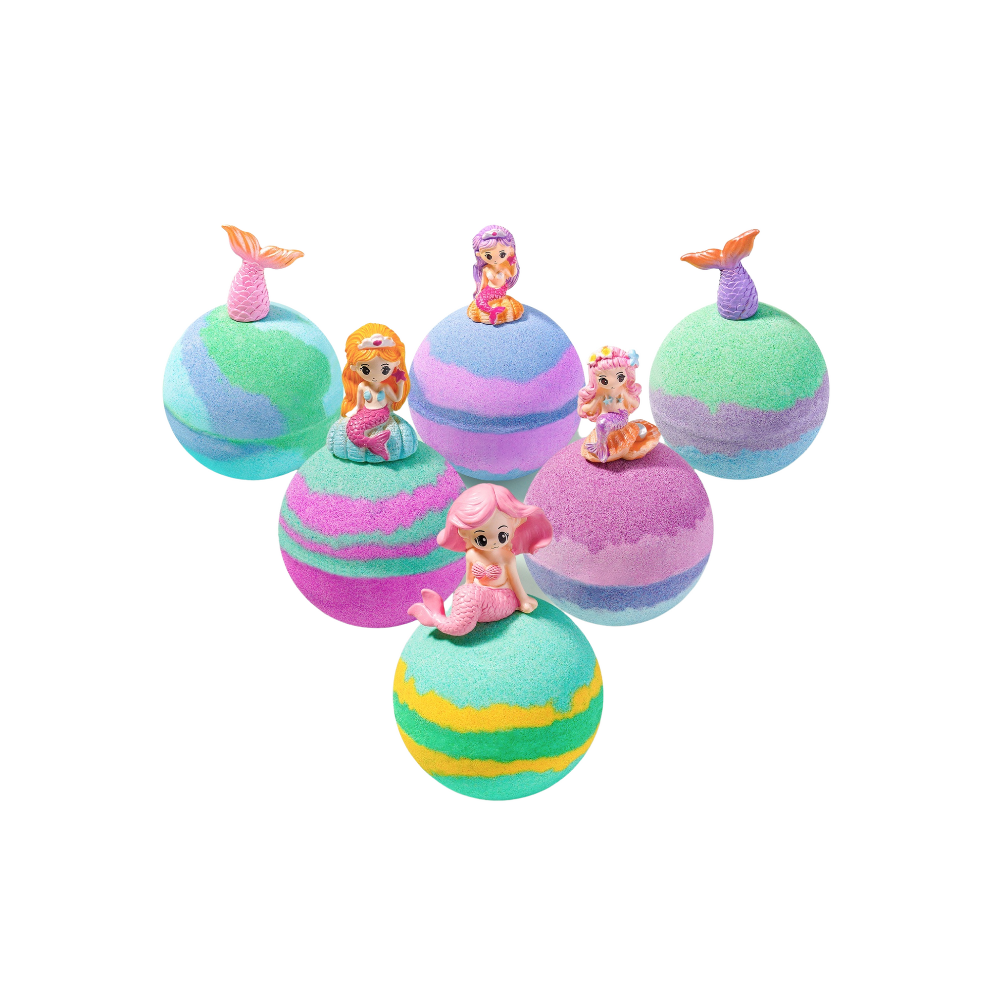 Kids Mermaid Princess Surprise Bath Bomb Set