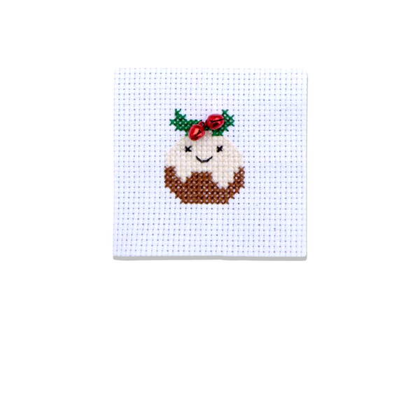 Mini Cross Stitch Kit In A Matchbox - Christmas Robin