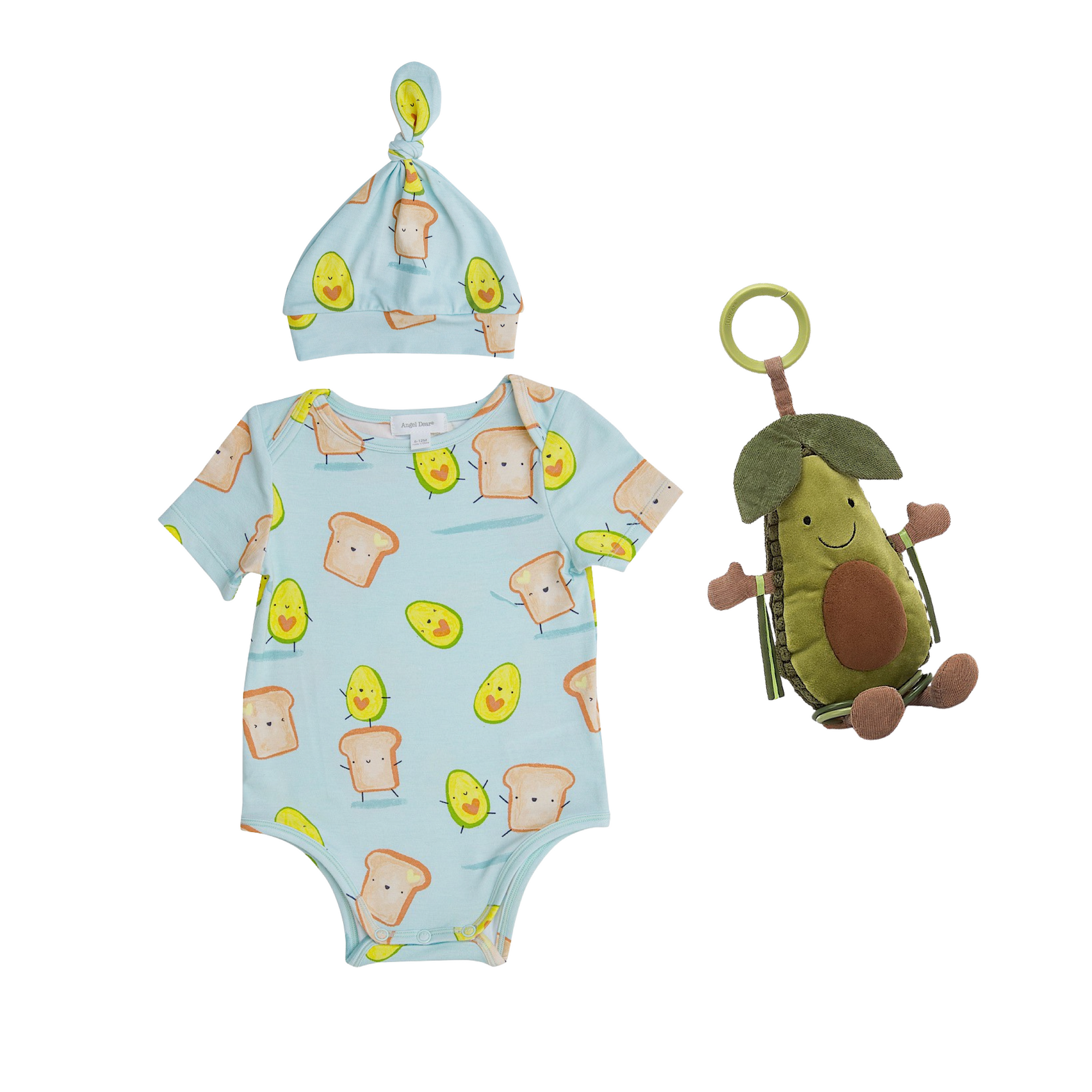 Avocado + Toast Blue Knotted Hat