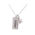 Sterling Silver Sister Bar Necklace