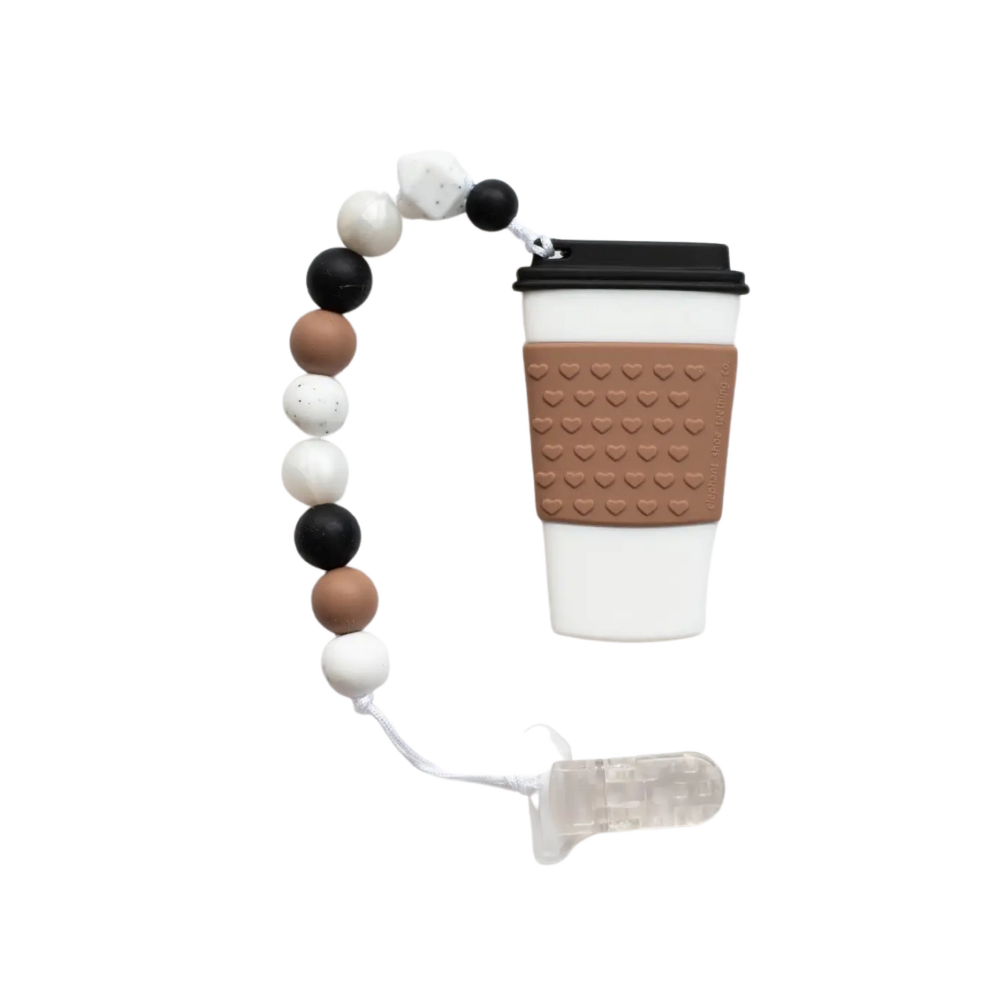 Coffee Cup Teether With Clip