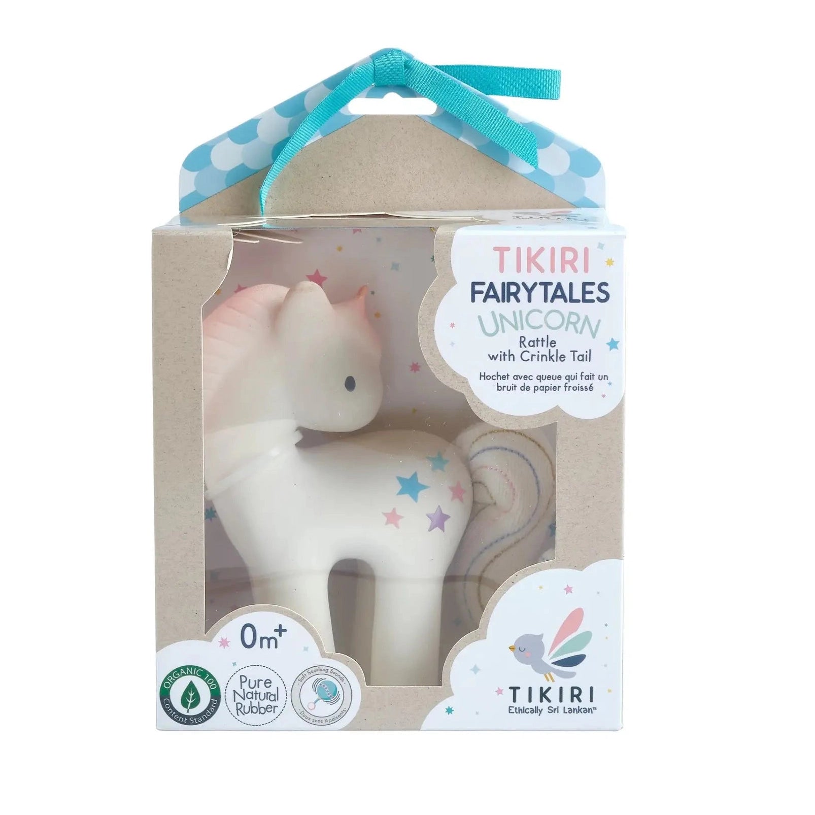 Cotton Candy Unicorn Rubber Rattle