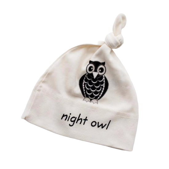 Night Owl Knotted Hat