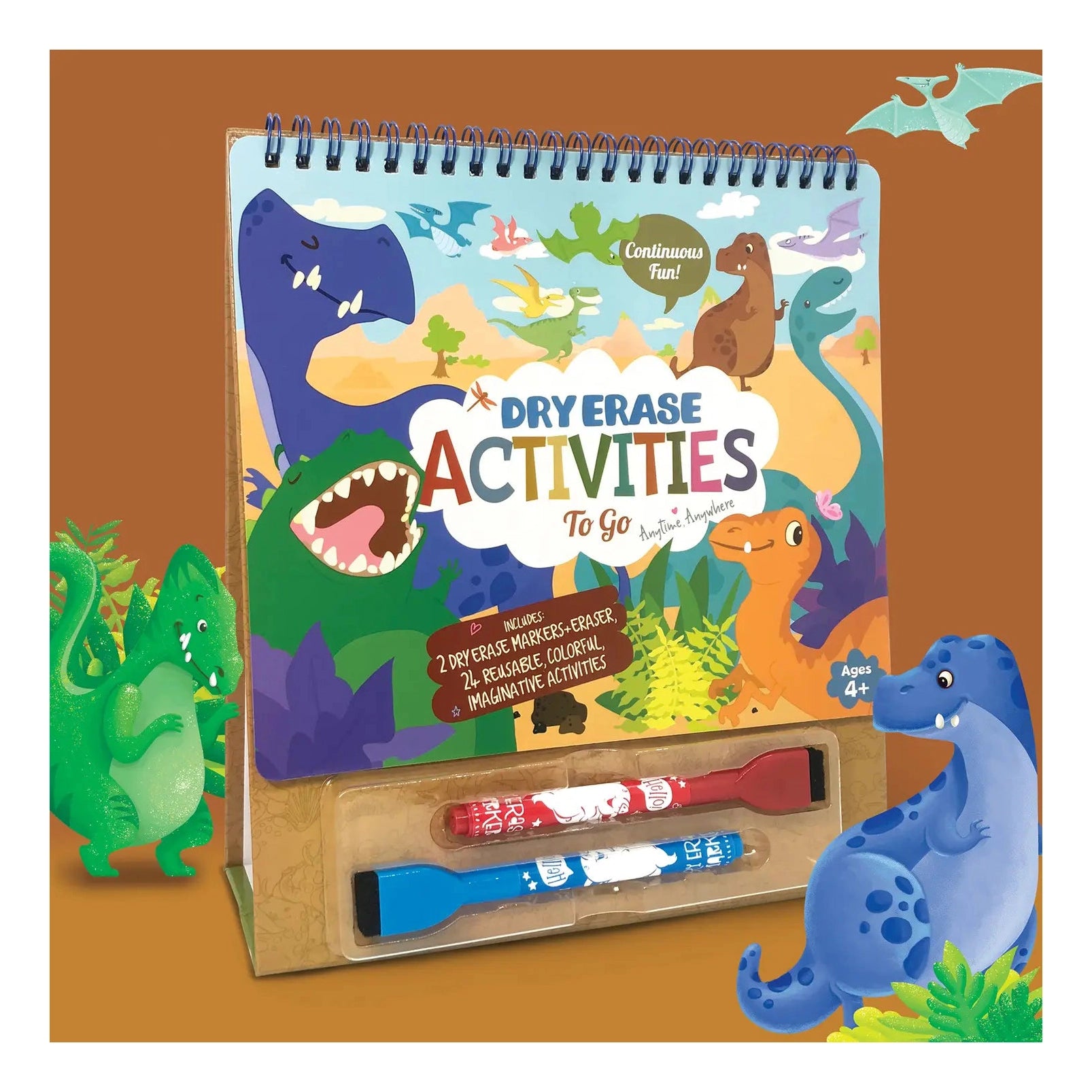 Dry Erase Activities To Go Dinosaurs