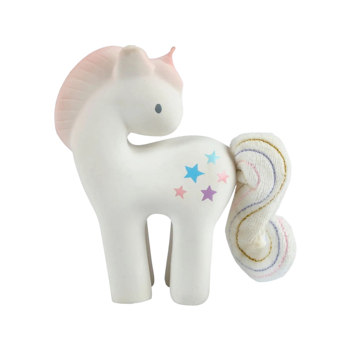 Cotton Candy Unicorn Rubber Rattle