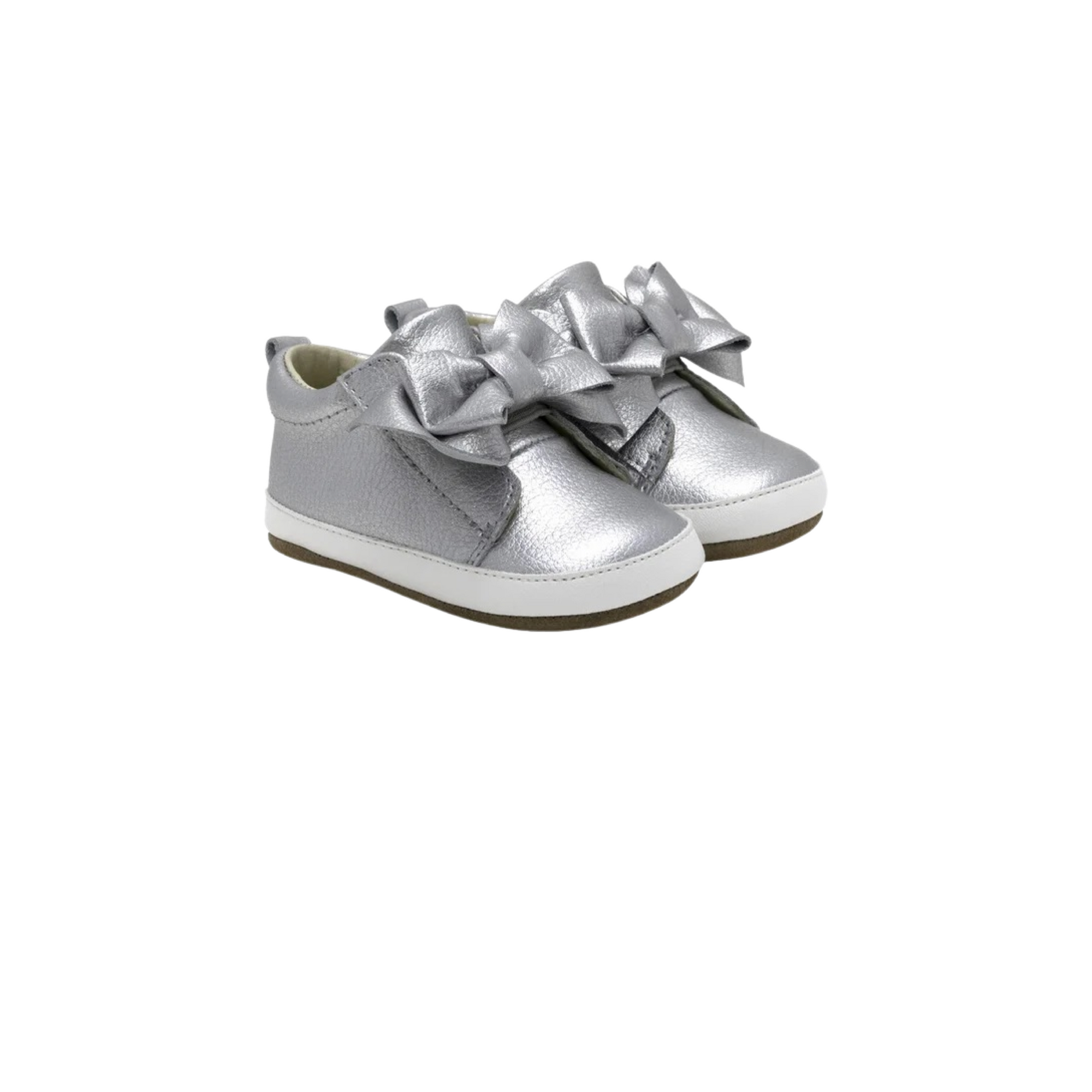 Aria Silver First Kicks Shoes