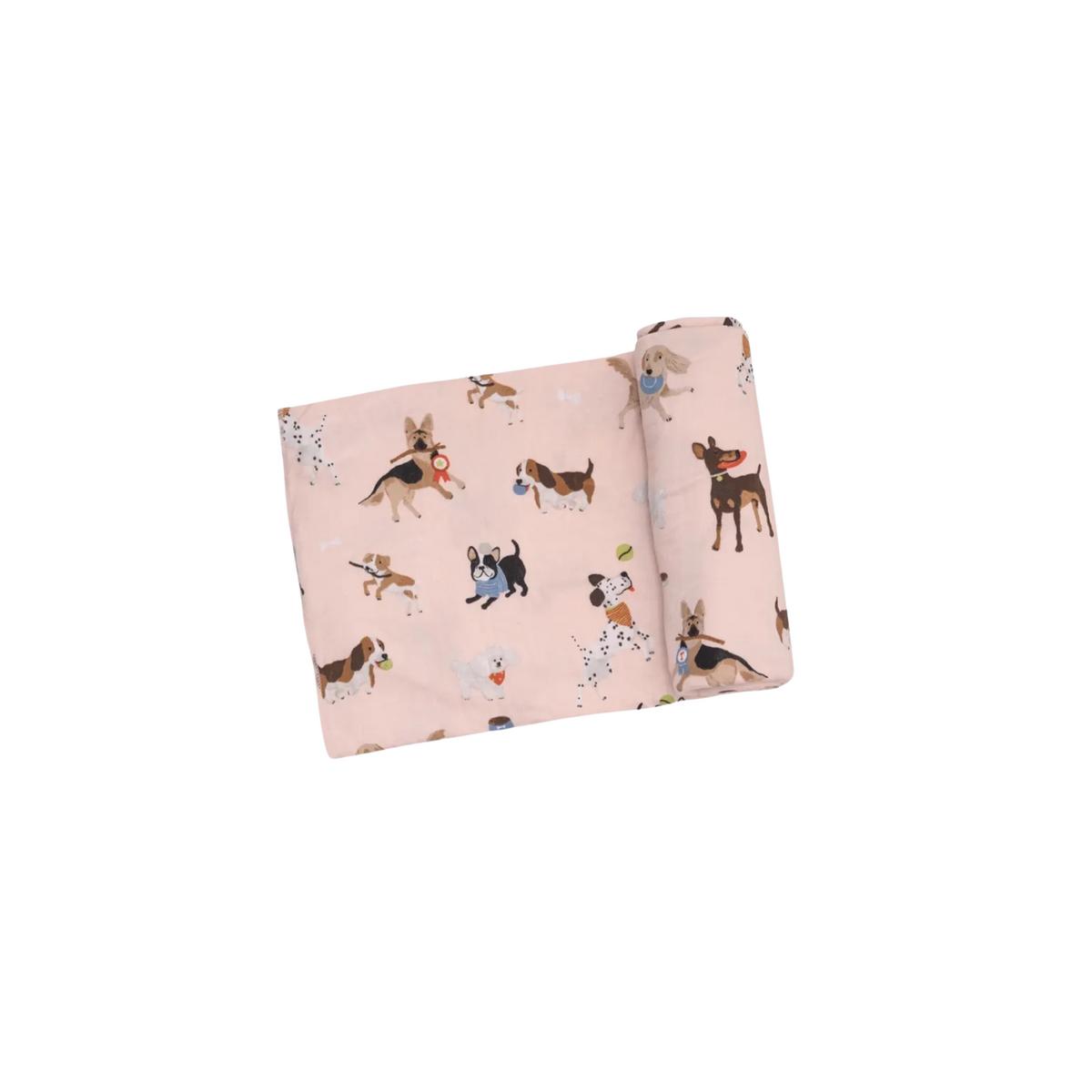 Doggy Daycare Pink Swaddle