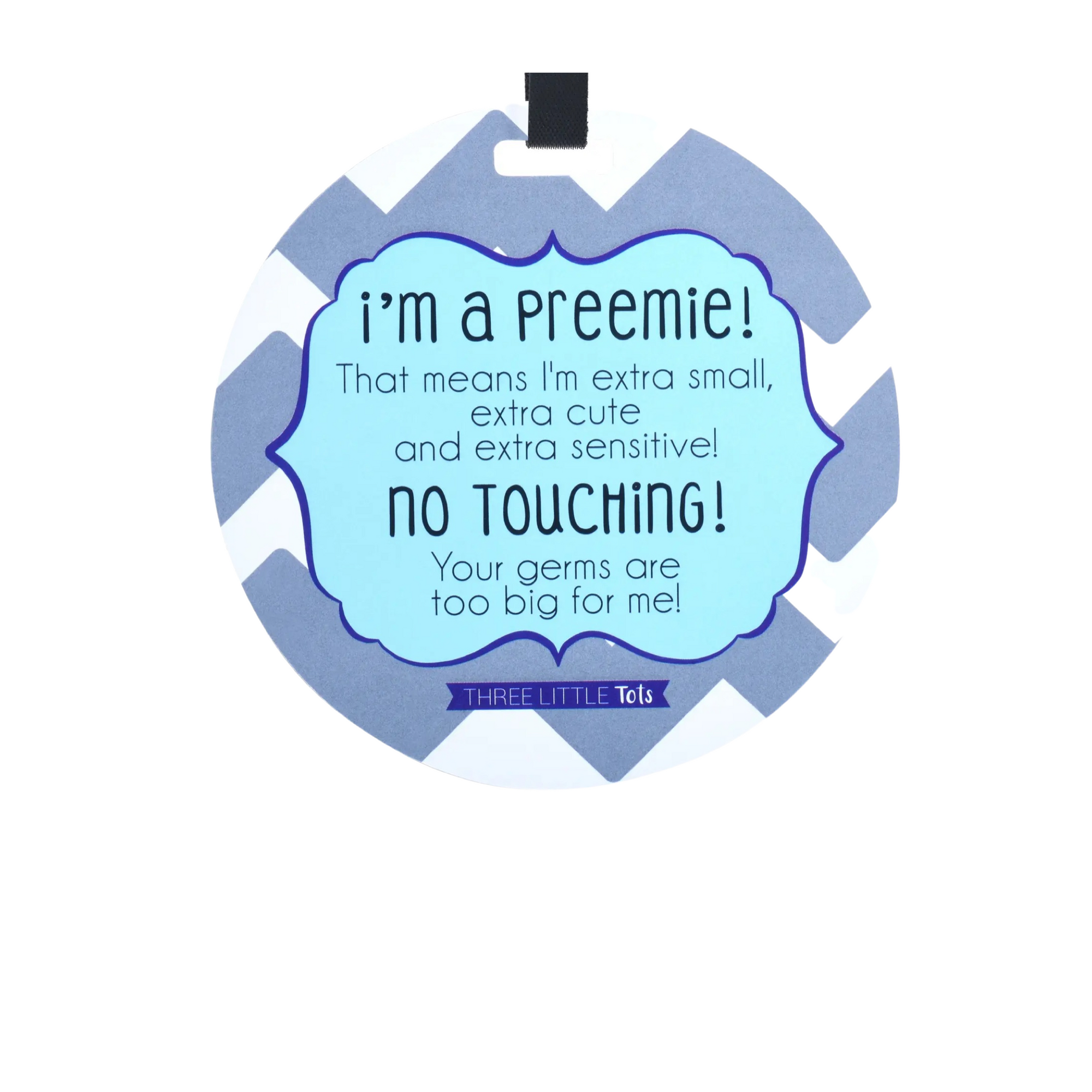 No Touching Baby Carseat and Stroller Tags