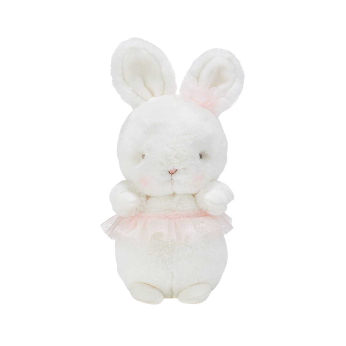 Bunny Rabbit White Plush Headband w Pink Satin Ears Costume Accessory 
