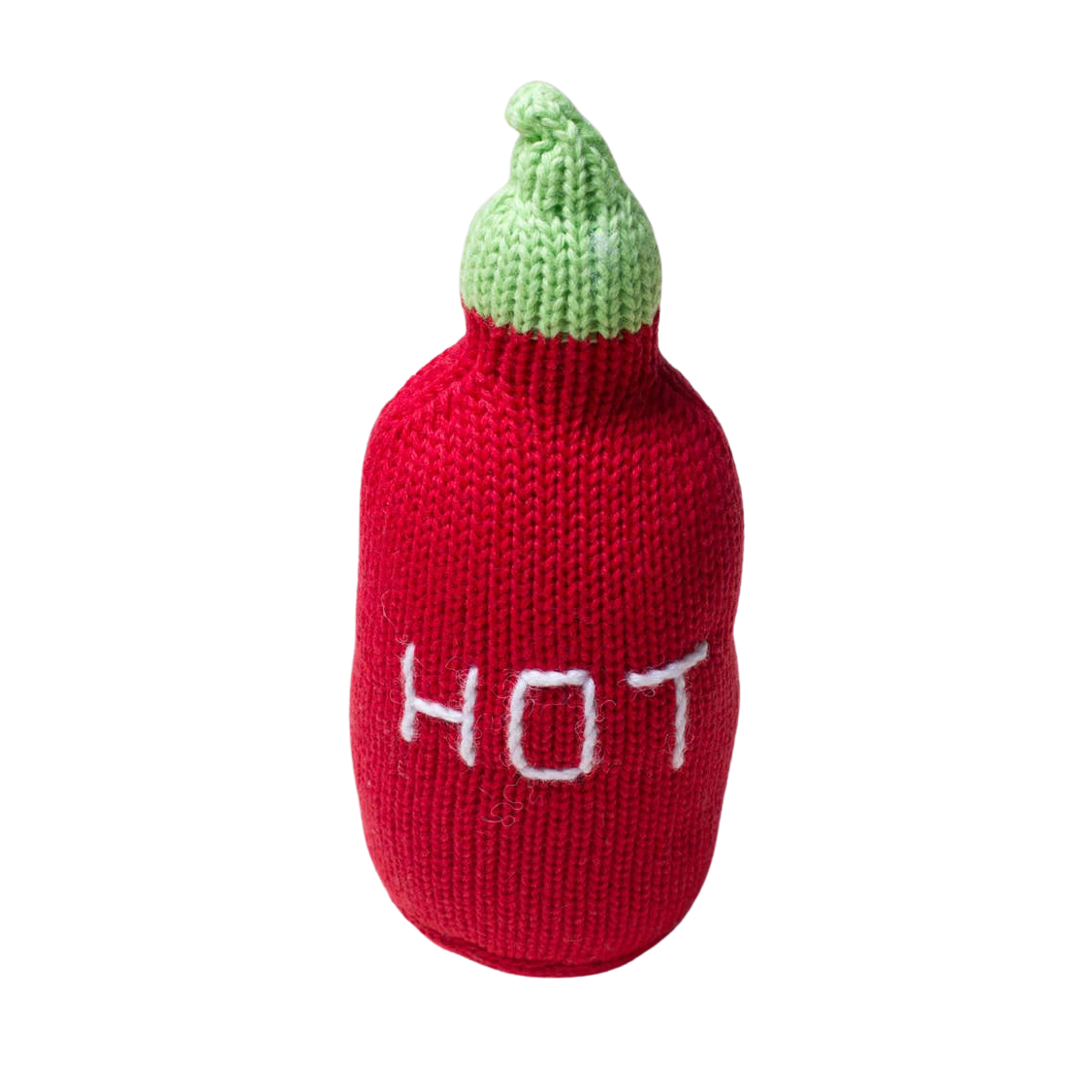Organic Hot Sauce Knit Rattle