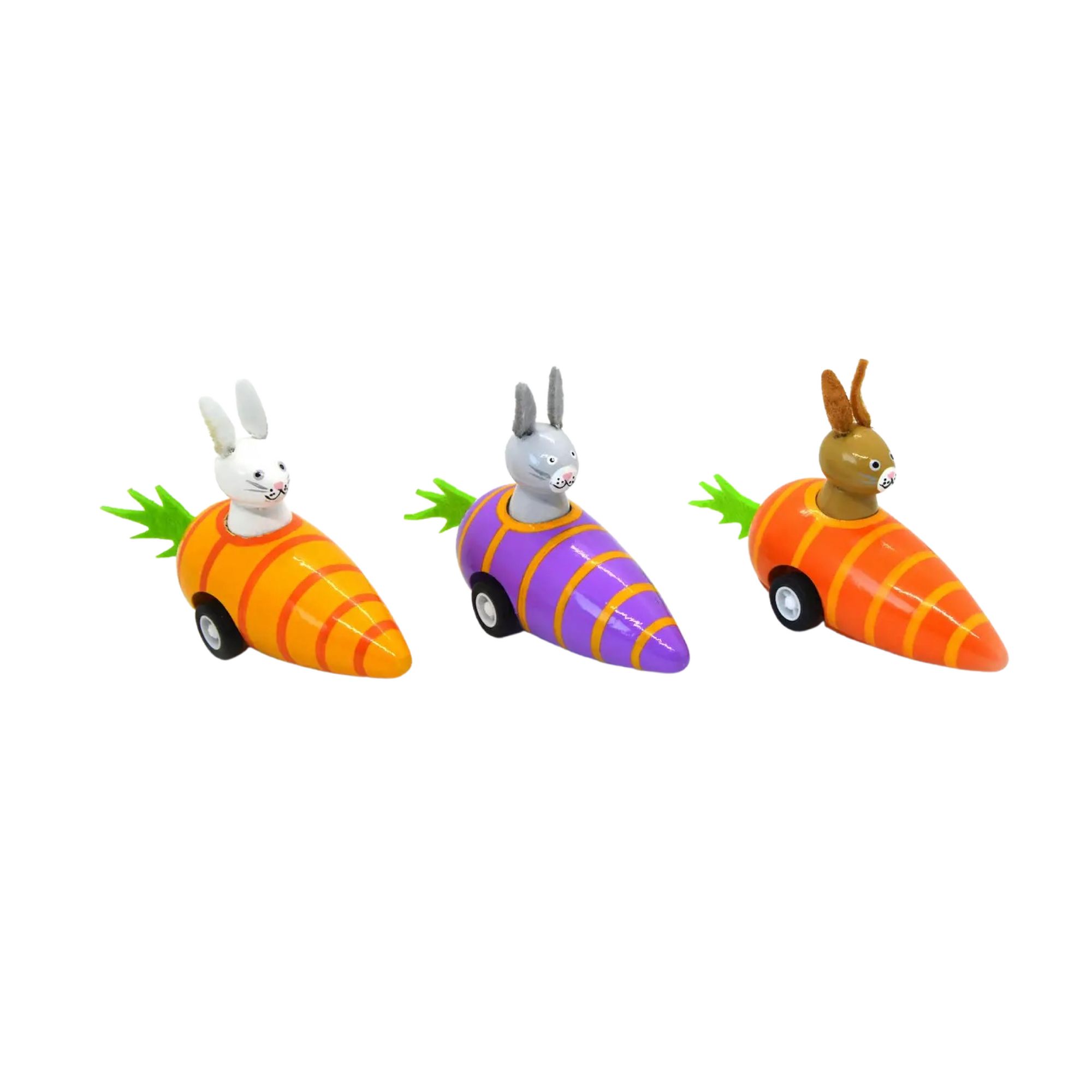 Pull Back Bunny Carrot Racers