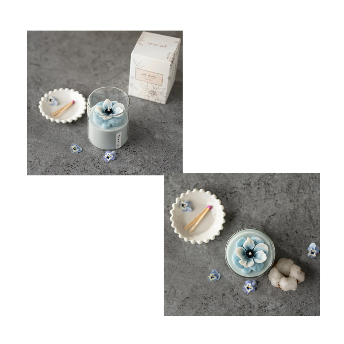 Anemone Floral Soy Candle