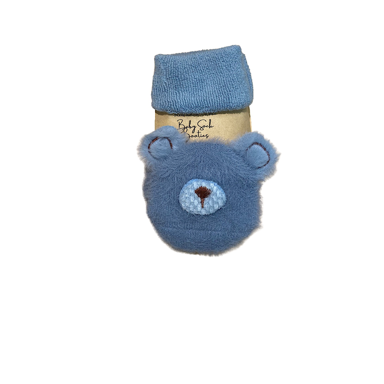 Baby Cotton Socks Blue Bear