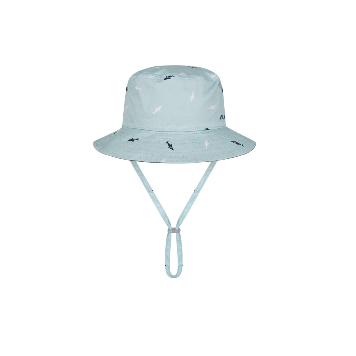 Deep Sea Shark Print Bucket Sun Hat