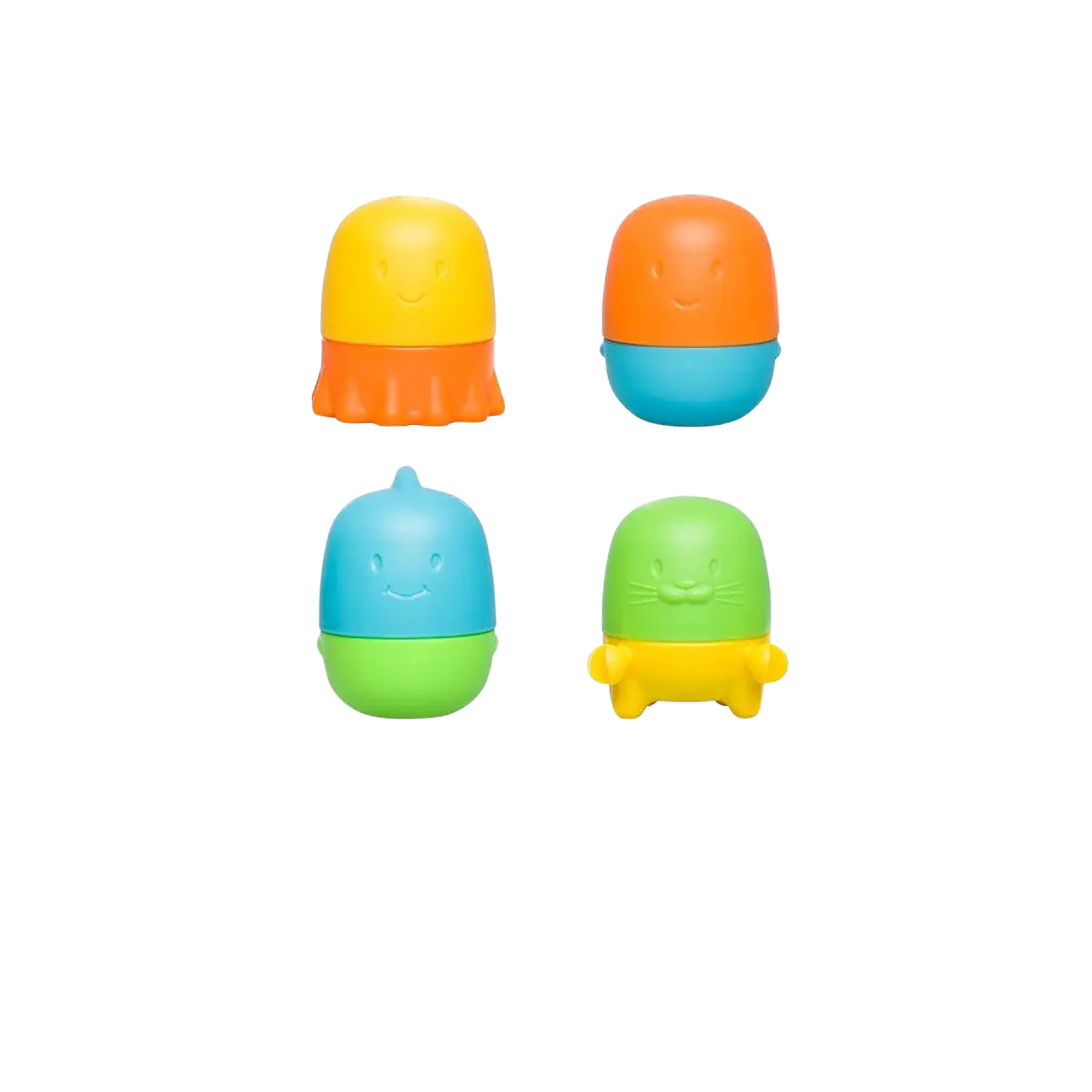 Interchangeable Sea Creature Bath Toys