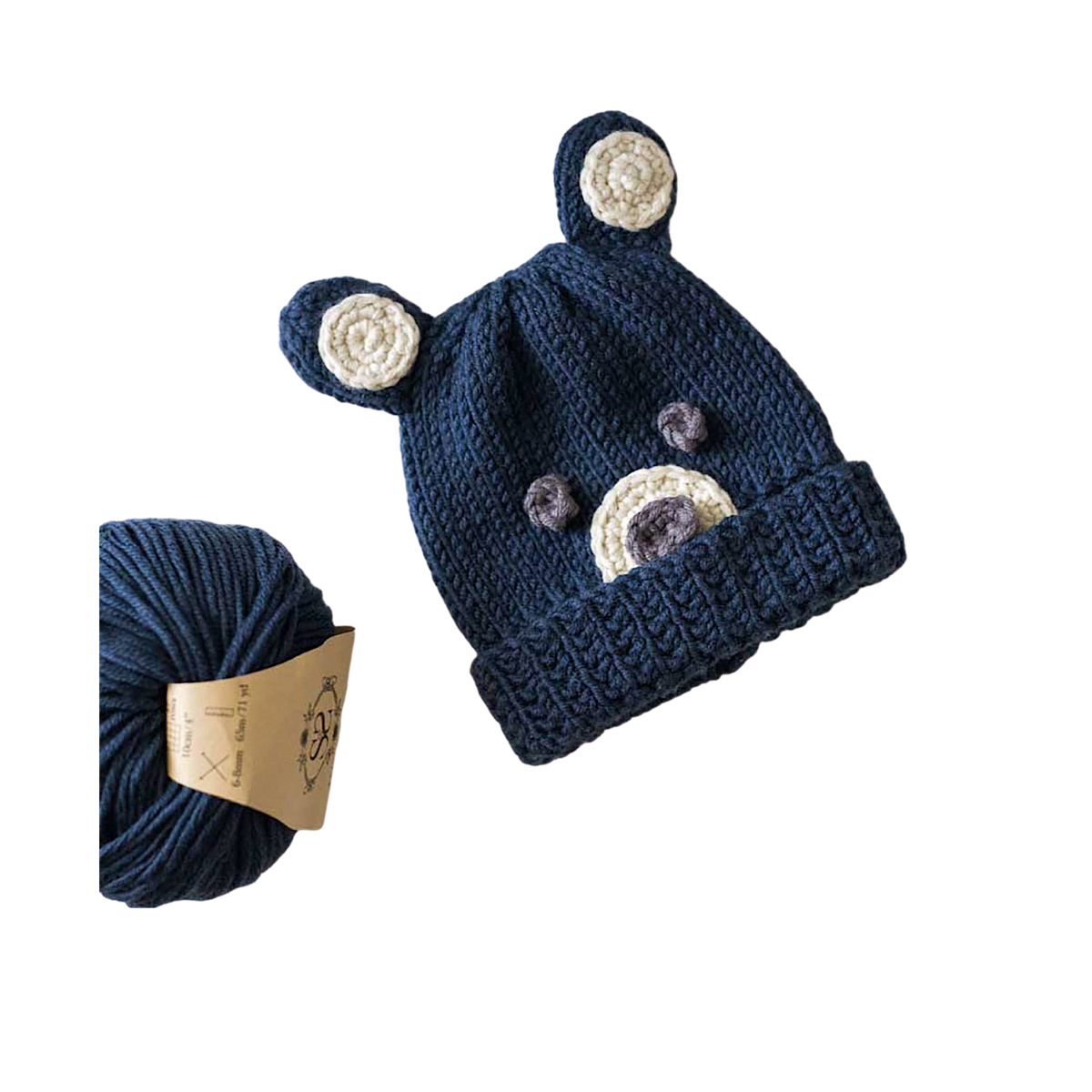 Woodland Bear Hat Knitting Kit